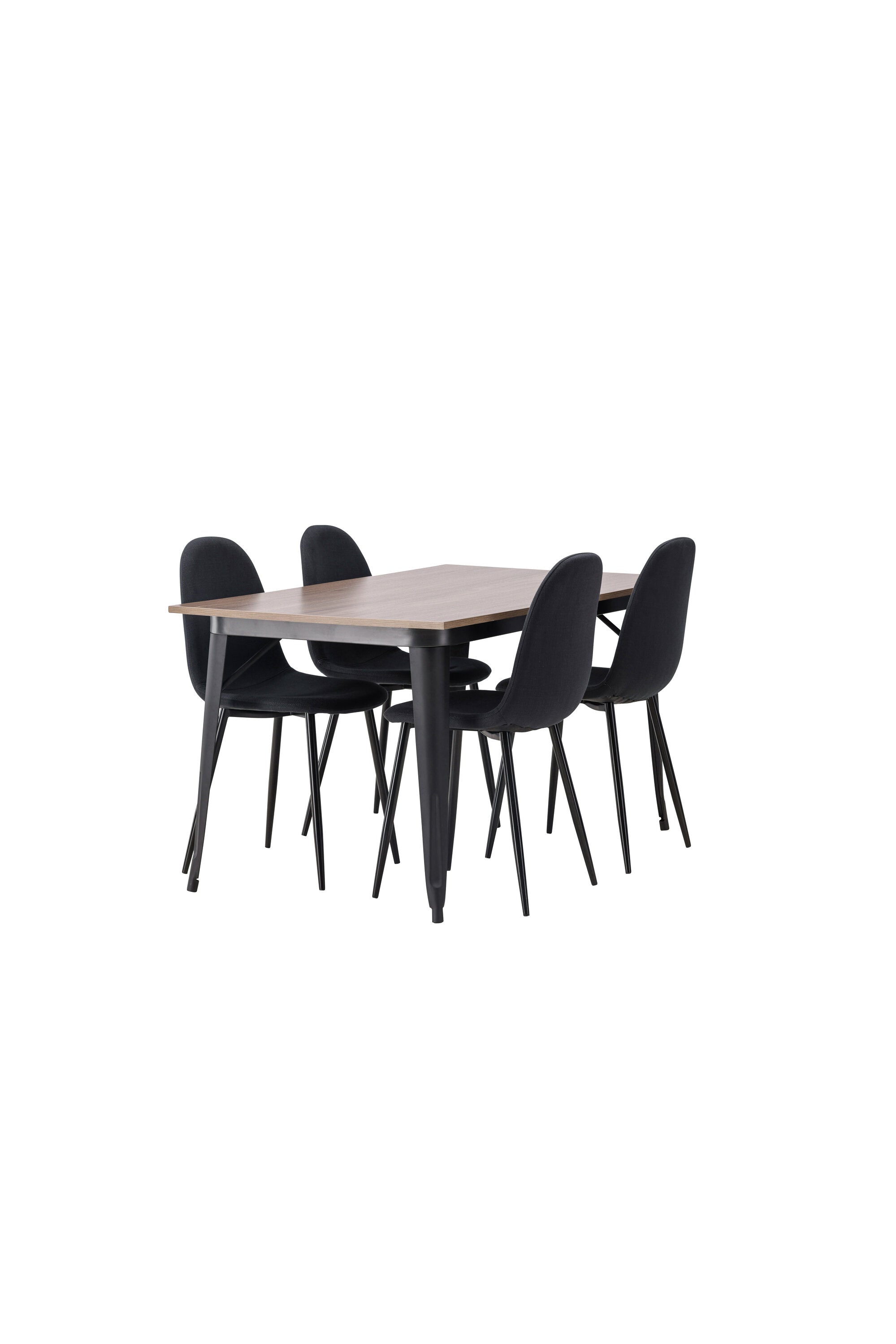 Tempe Esszimmerset + Polar 140cm/4St. in Schwarz präsentiert im Onlineshop von KAQTU Design AG. Esszimmerset ist von Venture Home