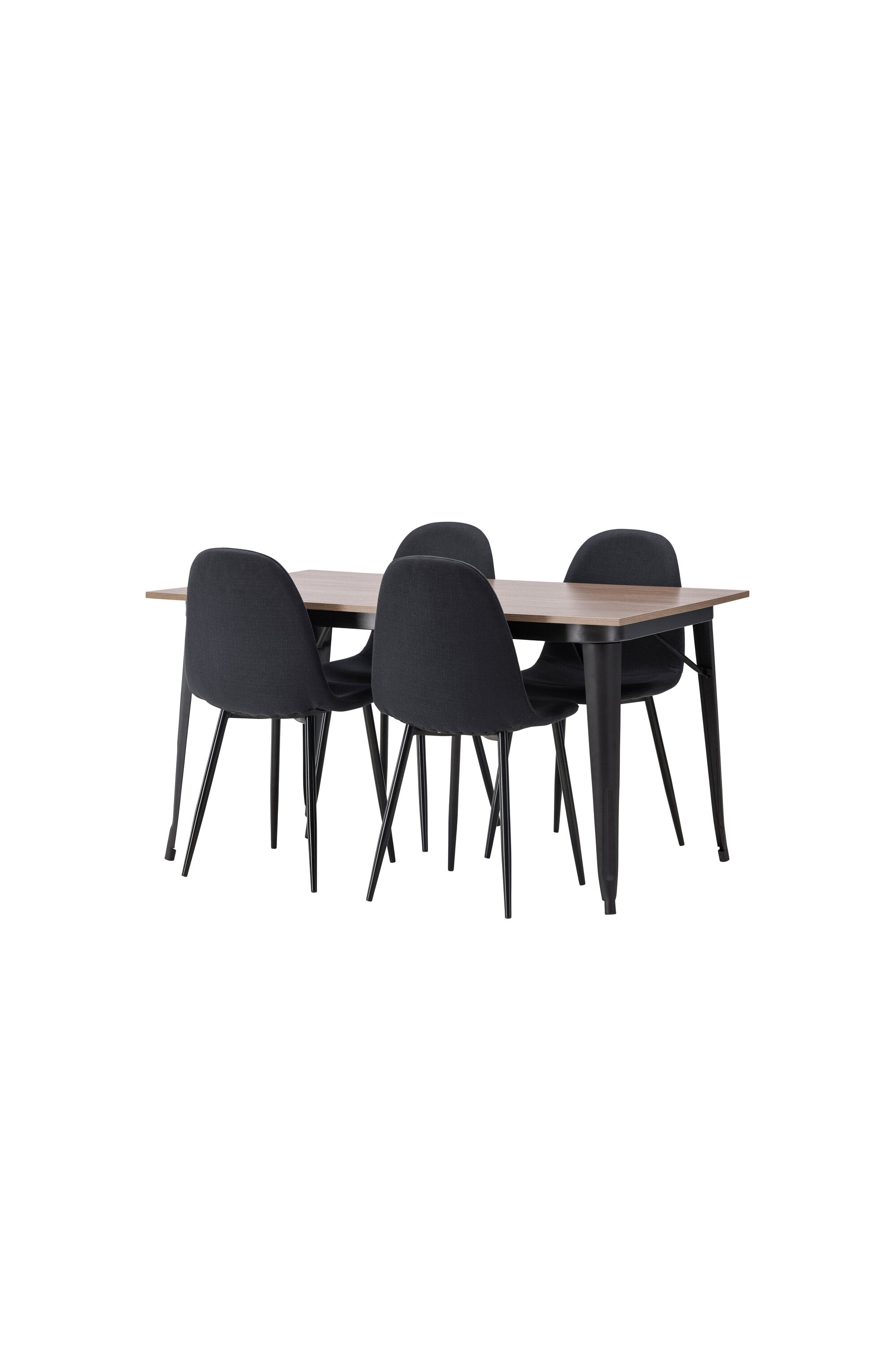Tempe Esszimmerset + Polar 140cm/4St. in Schwarz präsentiert im Onlineshop von KAQTU Design AG. Esszimmerset ist von Venture Home