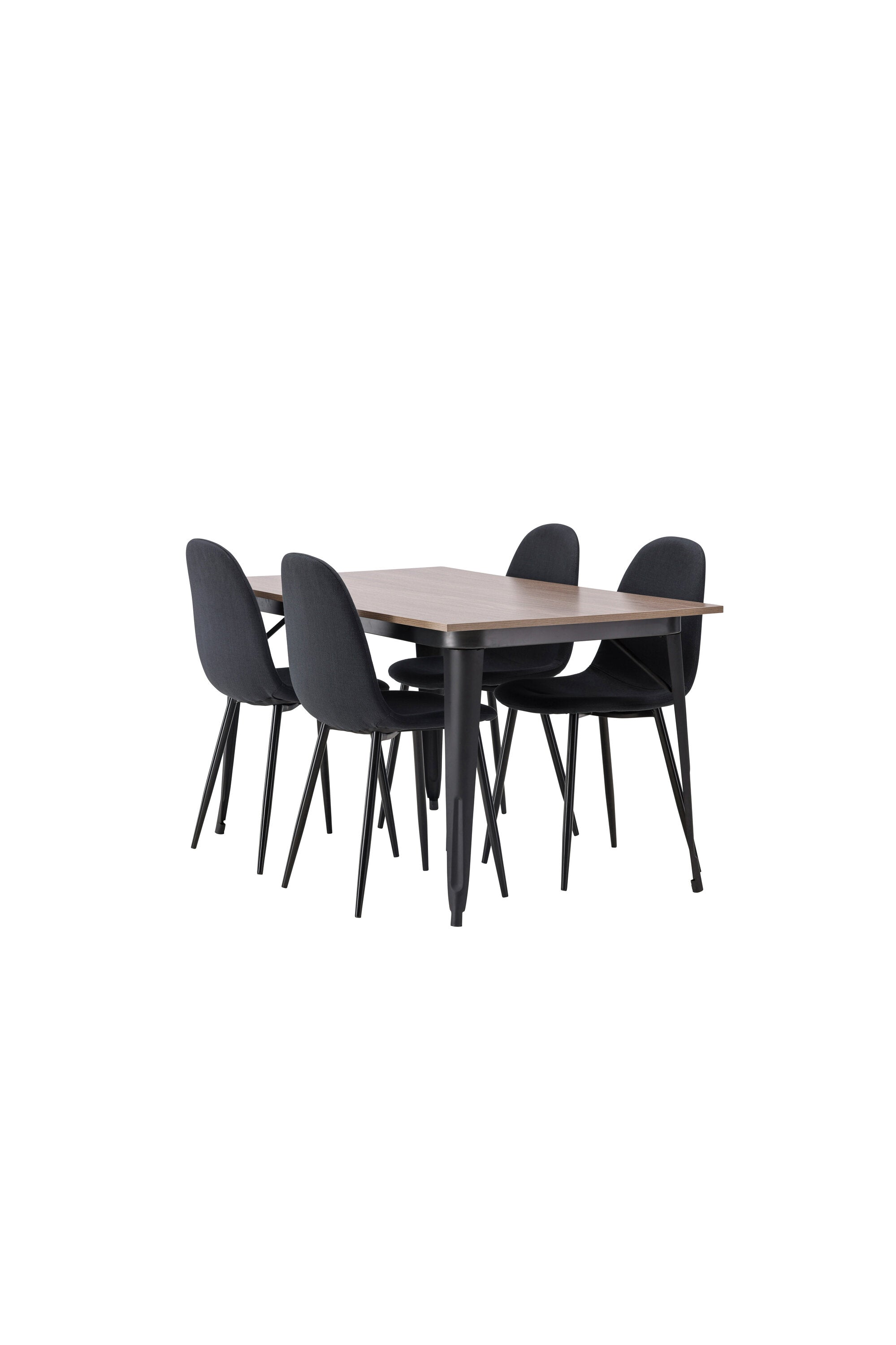 Tempe Esszimmerset + Polar 140cm/4St. in Schwarz präsentiert im Onlineshop von KAQTU Design AG. Esszimmerset ist von Venture Home
