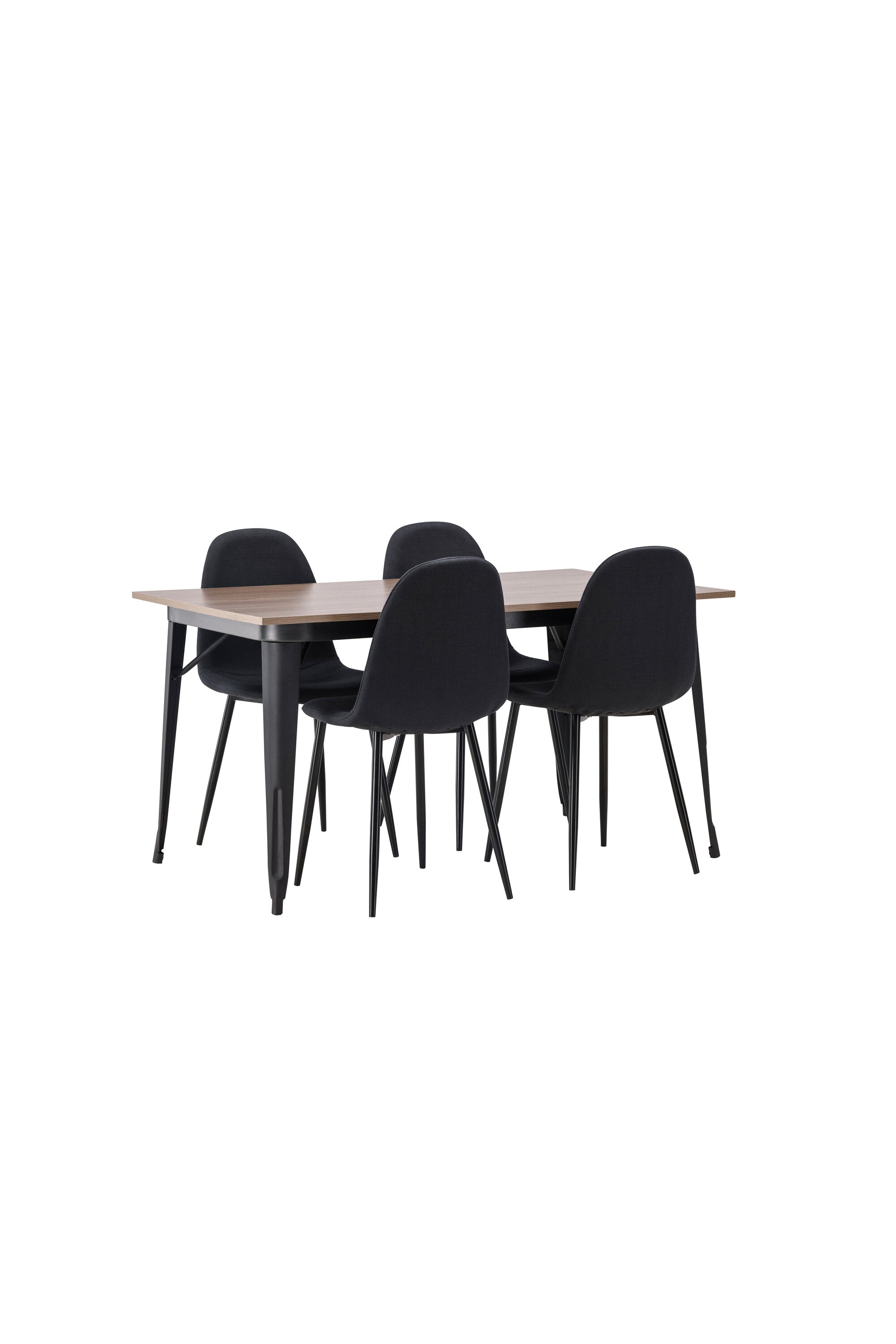 Tempe Esszimmerset + Polar 140cm/4St. in Schwarz präsentiert im Onlineshop von KAQTU Design AG. Esszimmerset ist von Venture Home