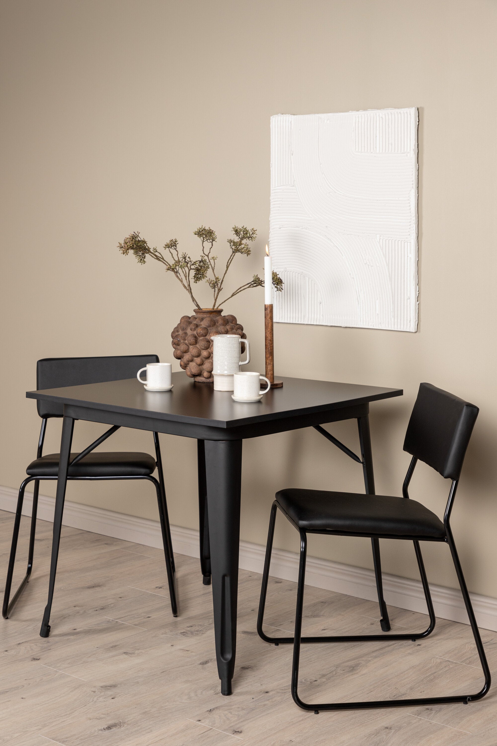 Tempe Esszimmerset + Kenth 80cm/2St. in Schwarz präsentiert im Onlineshop von KAQTU Design AG. Esszimmerset ist von Venture Home