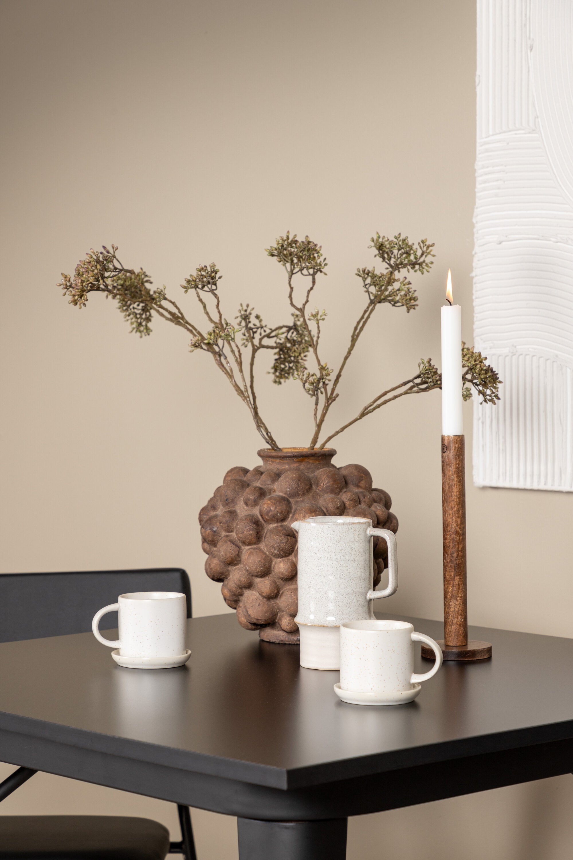Tempe Esszimmerset + Kenth 80cm/2St. in Schwarz präsentiert im Onlineshop von KAQTU Design AG. Esszimmerset ist von Venture Home