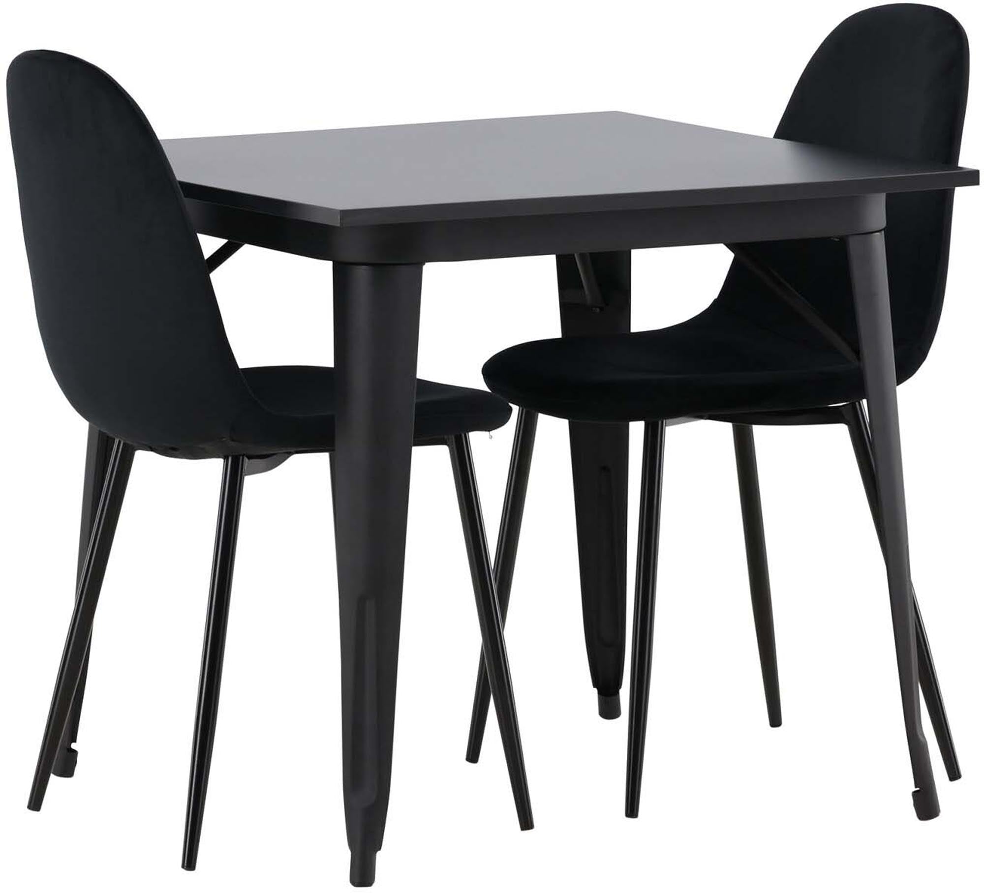 Elegantes Tempe Esszimmerset mit 80cm Polar Stühlen von Venture Home.