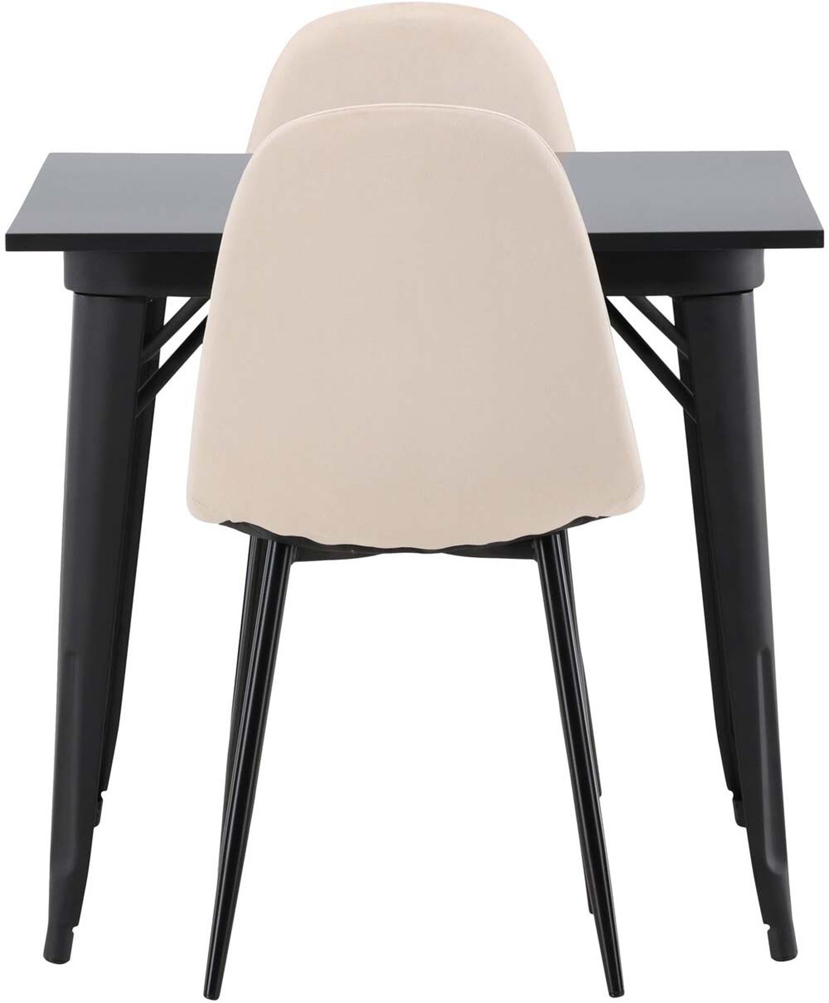 Elegantes Tempe Esszimmerset mit 80cm Polar Stühlen von Venture Home.