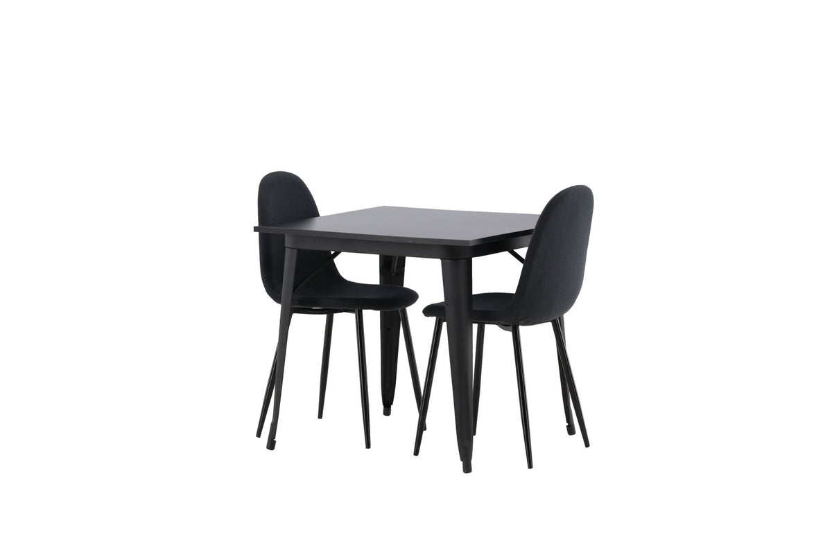 Tempe Esszimmerset + Polar 80cm/2St. in Schwarz präsentiert im Onlineshop von KAQTU Design AG. Esszimmerset ist von Venture Home