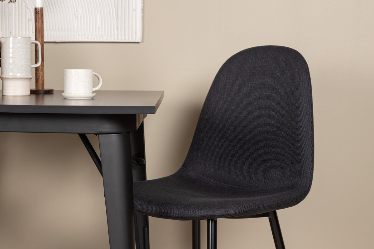 Tempe Esszimmerset + Polar 80cm/2St. in Schwarz präsentiert im Onlineshop von KAQTU Design AG. Esszimmerset ist von Venture Home