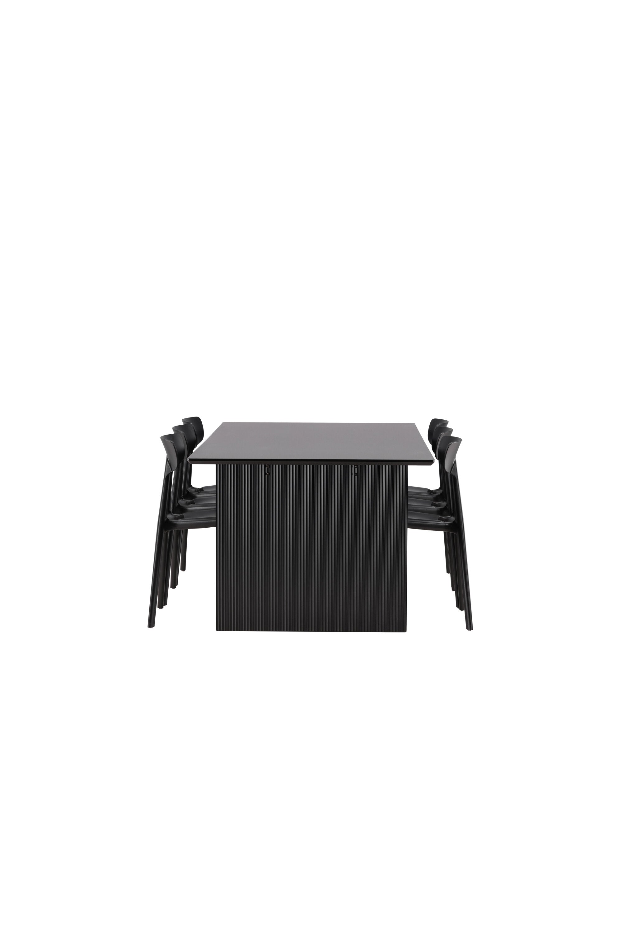 Vail Esszimmerset + Ursholmen 200cm/6St. in Schwarz präsentiert im Onlineshop von KAQTU Design AG. Esszimmerset ist von Venture Home