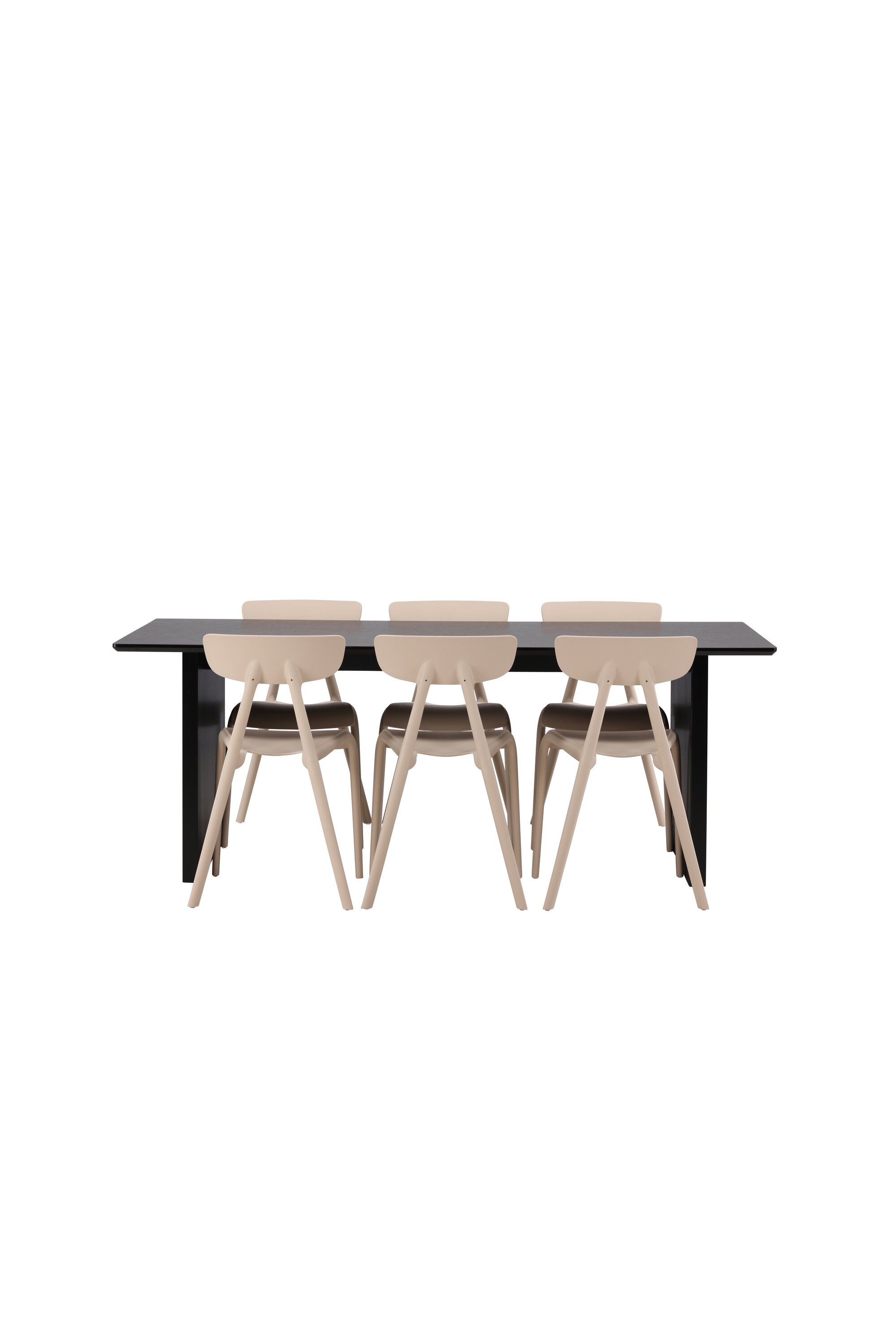 Vail Esszimmerset + Ursholmen 200cm/6St. in Beige präsentiert im Onlineshop von KAQTU Design AG. Esszimmerset ist von Venture Home