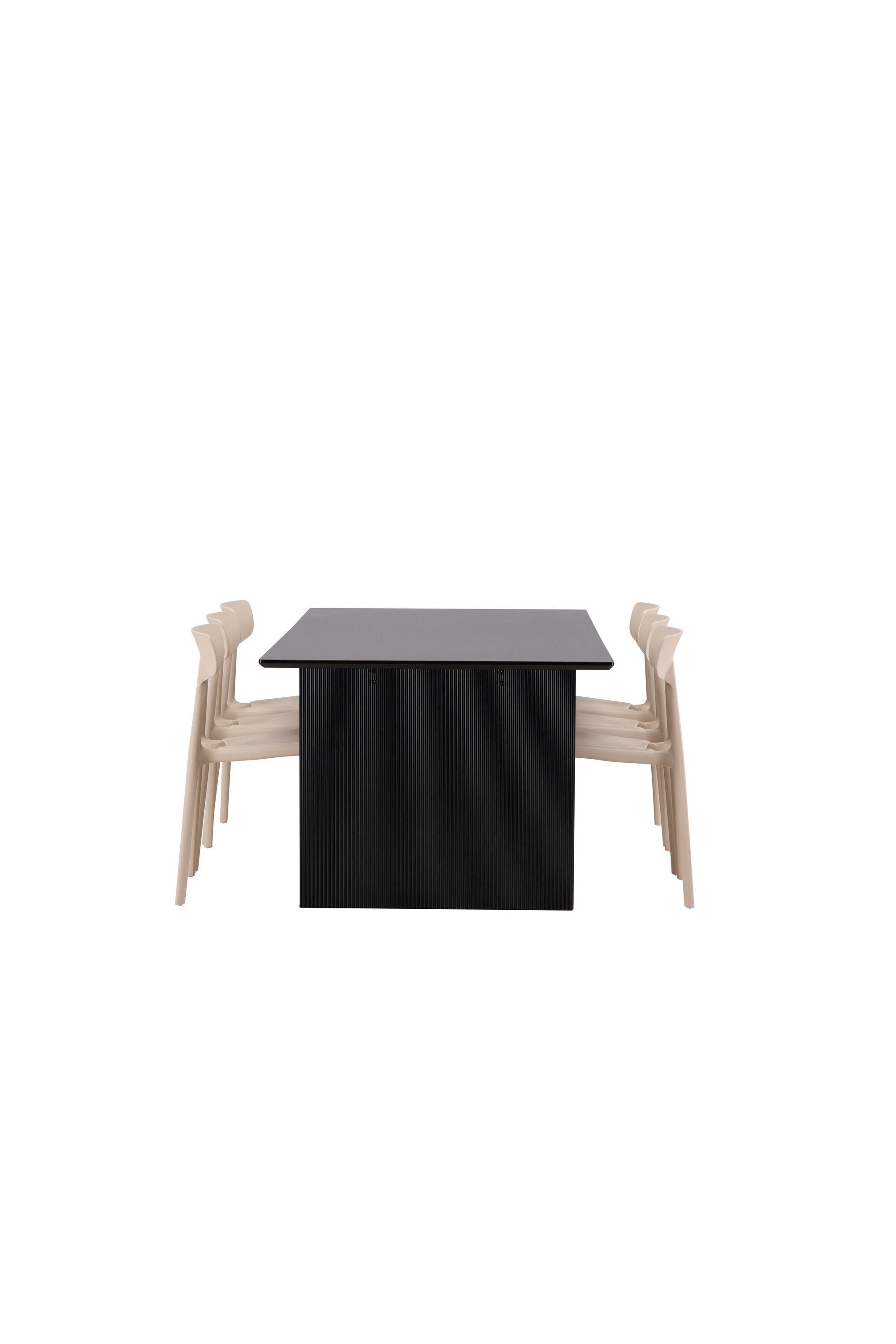 Vail Esszimmerset + Ursholmen 200cm/6St. in Beige präsentiert im Onlineshop von KAQTU Design AG. Esszimmerset ist von Venture Home