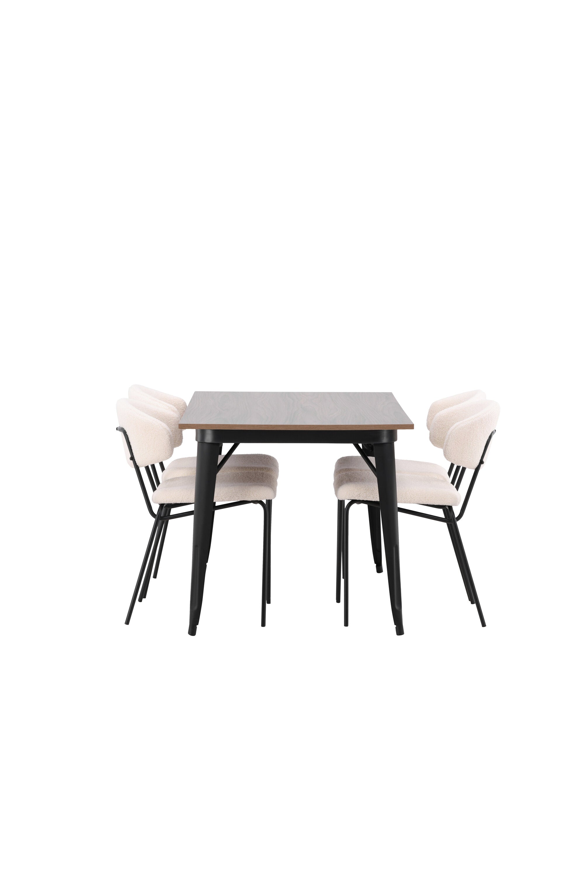 Tempe Esszimmerset + Chico 140cm/4St. in Weiss präsentiert im Onlineshop von KAQTU Design AG. Esszimmerset ist von Venture Home