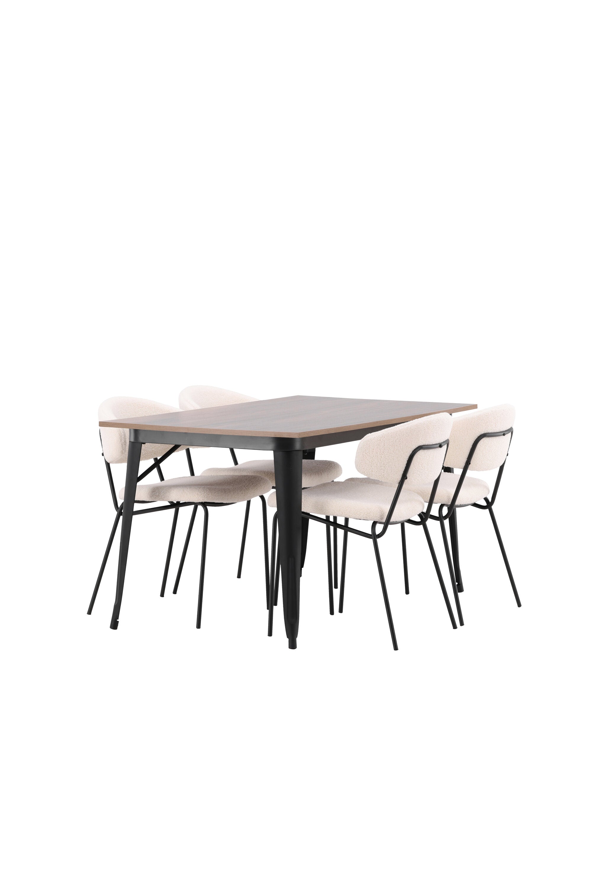 Tempe Esszimmerset + Chico 140cm/4St. in Weiss präsentiert im Onlineshop von KAQTU Design AG. Esszimmerset ist von Venture Home