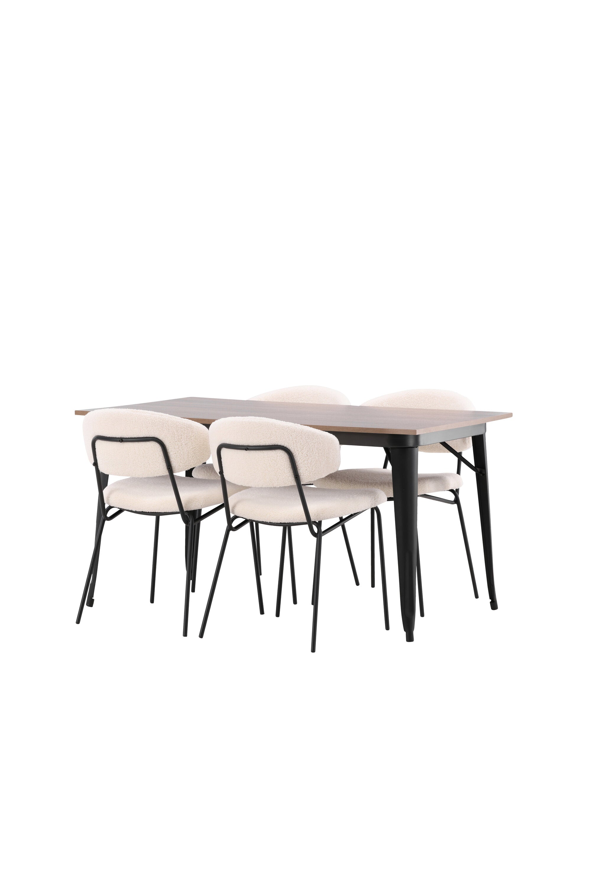Tempe Esszimmerset + Chico 140cm/4St. in Weiss präsentiert im Onlineshop von KAQTU Design AG. Esszimmerset ist von Venture Home