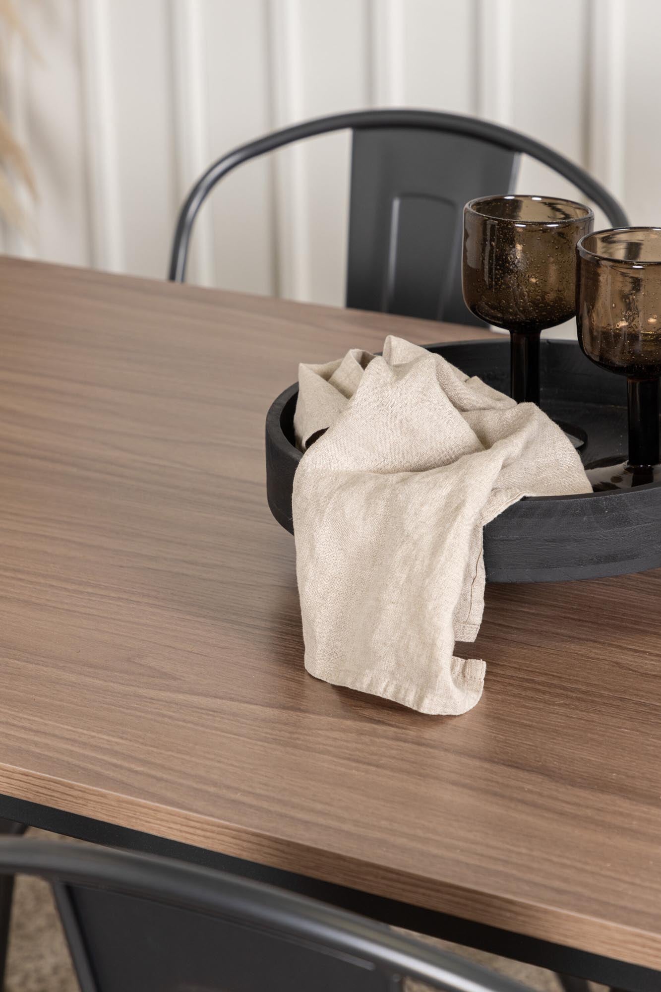 Modernes Tempe Esszimmerset 140cm mit 4 Stühlen von Venture Home.