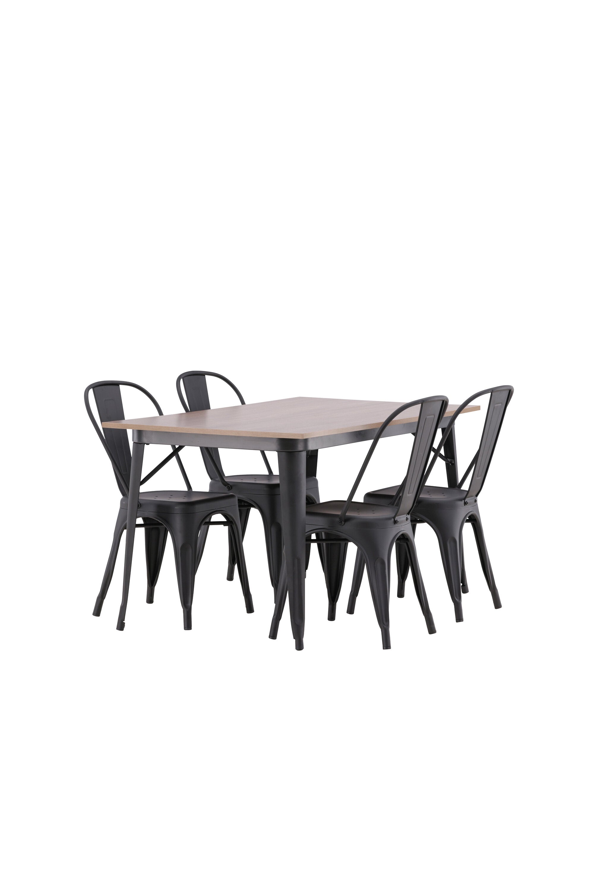 Tempe Esszimmerset + Tempe 140cm/4St. in Schwarz präsentiert im Onlineshop von KAQTU Design AG. Esszimmerset ist von Venture Home