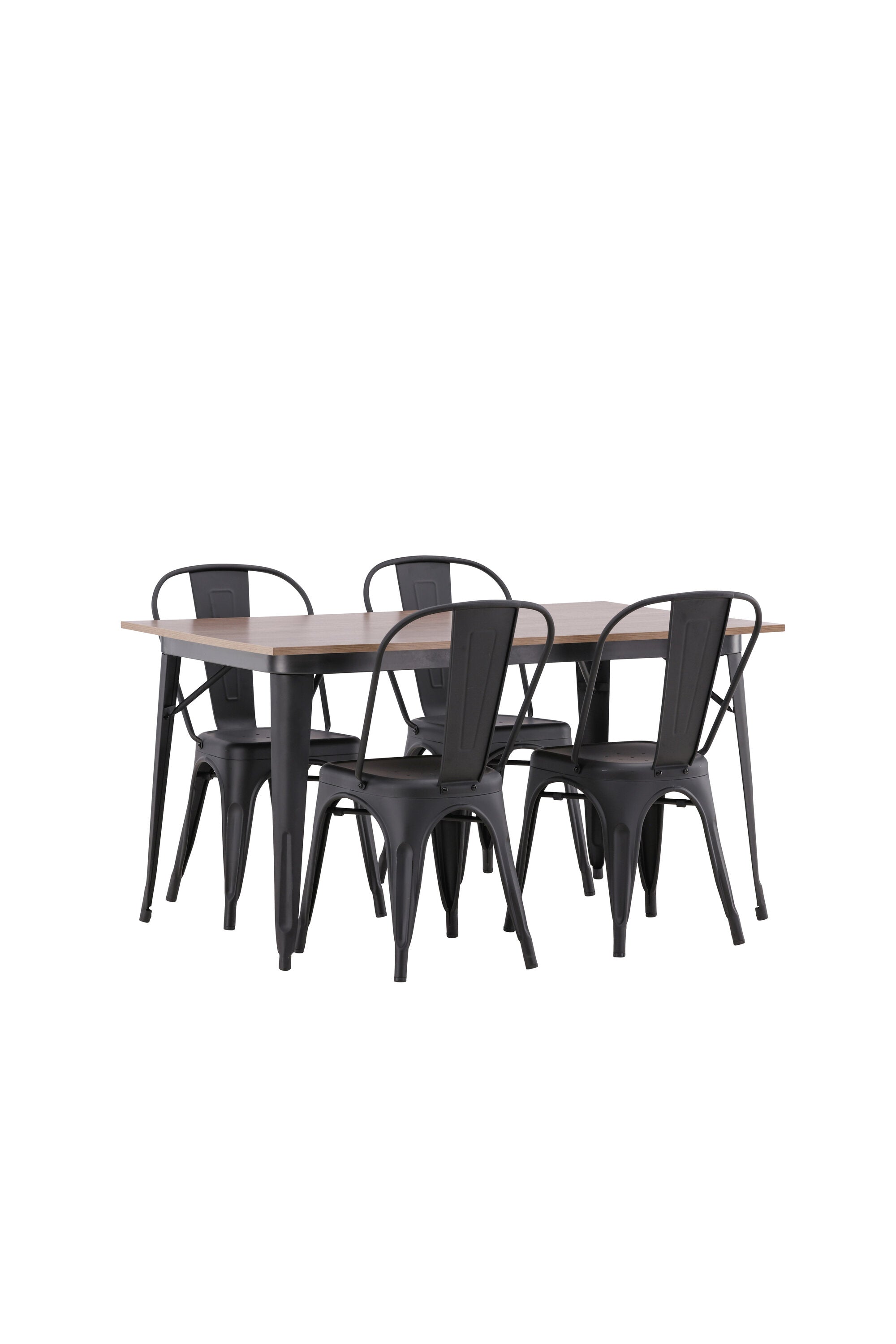 Tempe Esszimmerset + Tempe 140cm/4St. in Schwarz präsentiert im Onlineshop von KAQTU Design AG. Esszimmerset ist von Venture Home