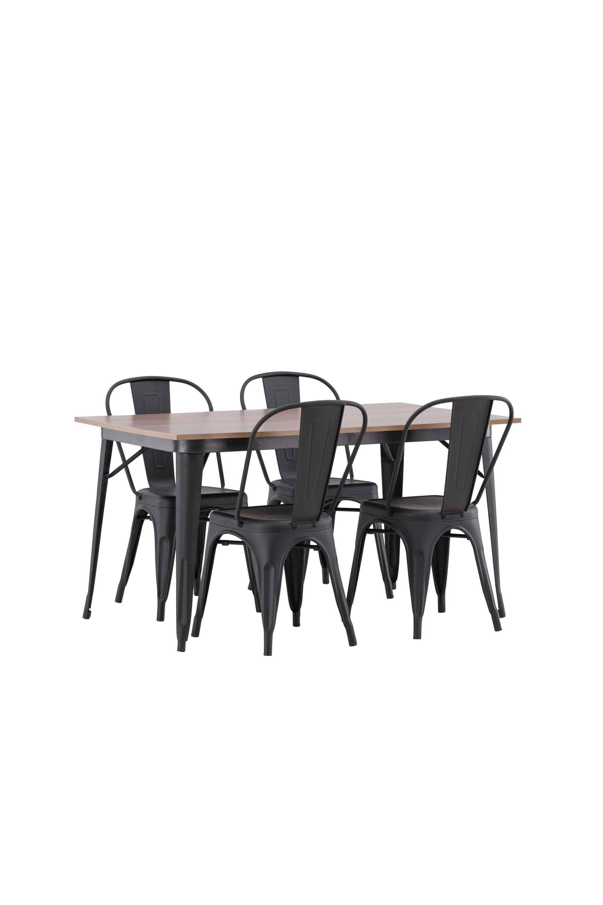 Tempe Esszimmerset + Tempe 140cm/4St. in Schwarz präsentiert im Onlineshop von KAQTU Design AG. Esszimmerset ist von Venture Home