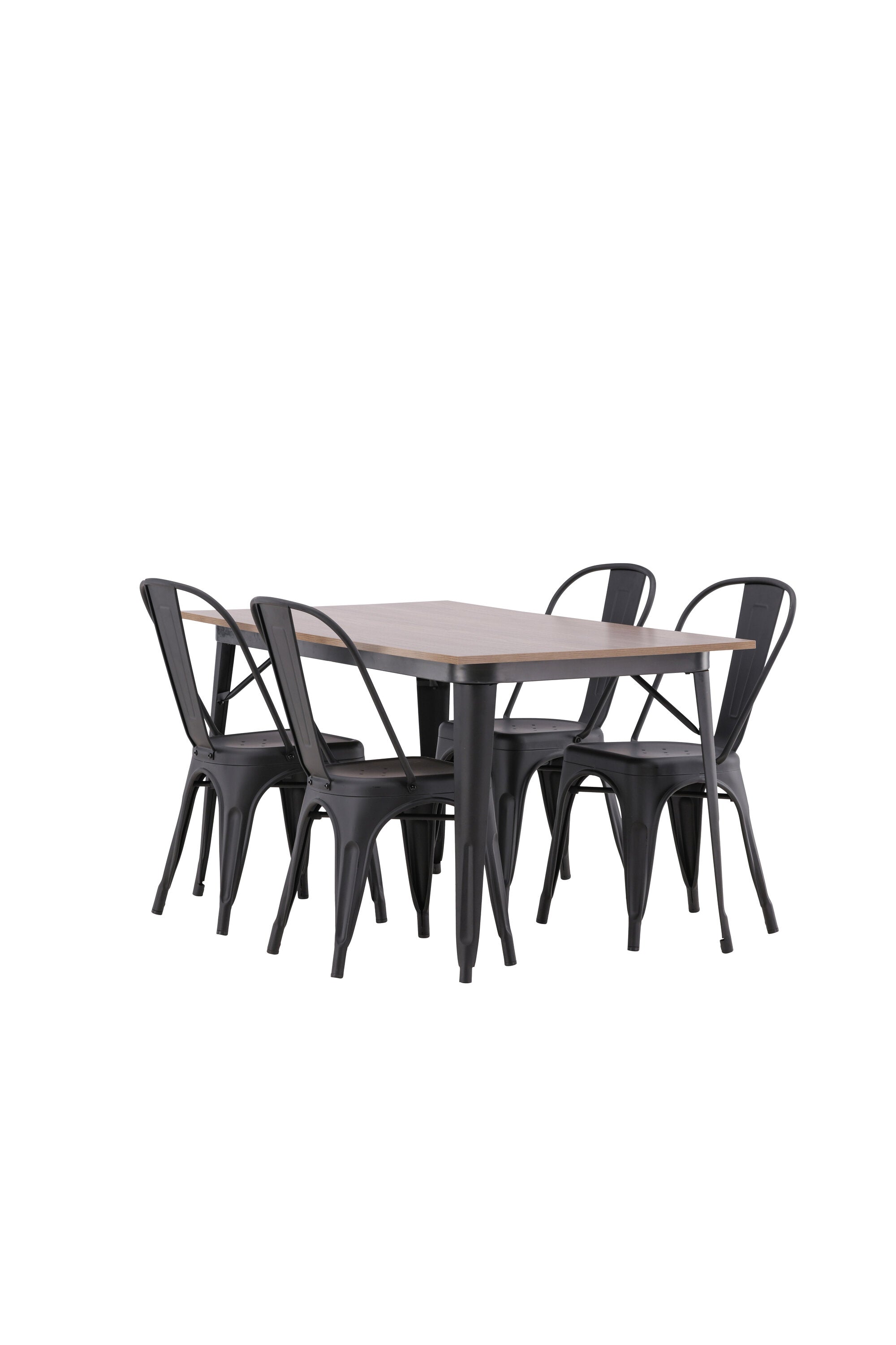 Tempe Esszimmerset + Tempe 140cm/4St. in Schwarz präsentiert im Onlineshop von KAQTU Design AG. Esszimmerset ist von Venture Home