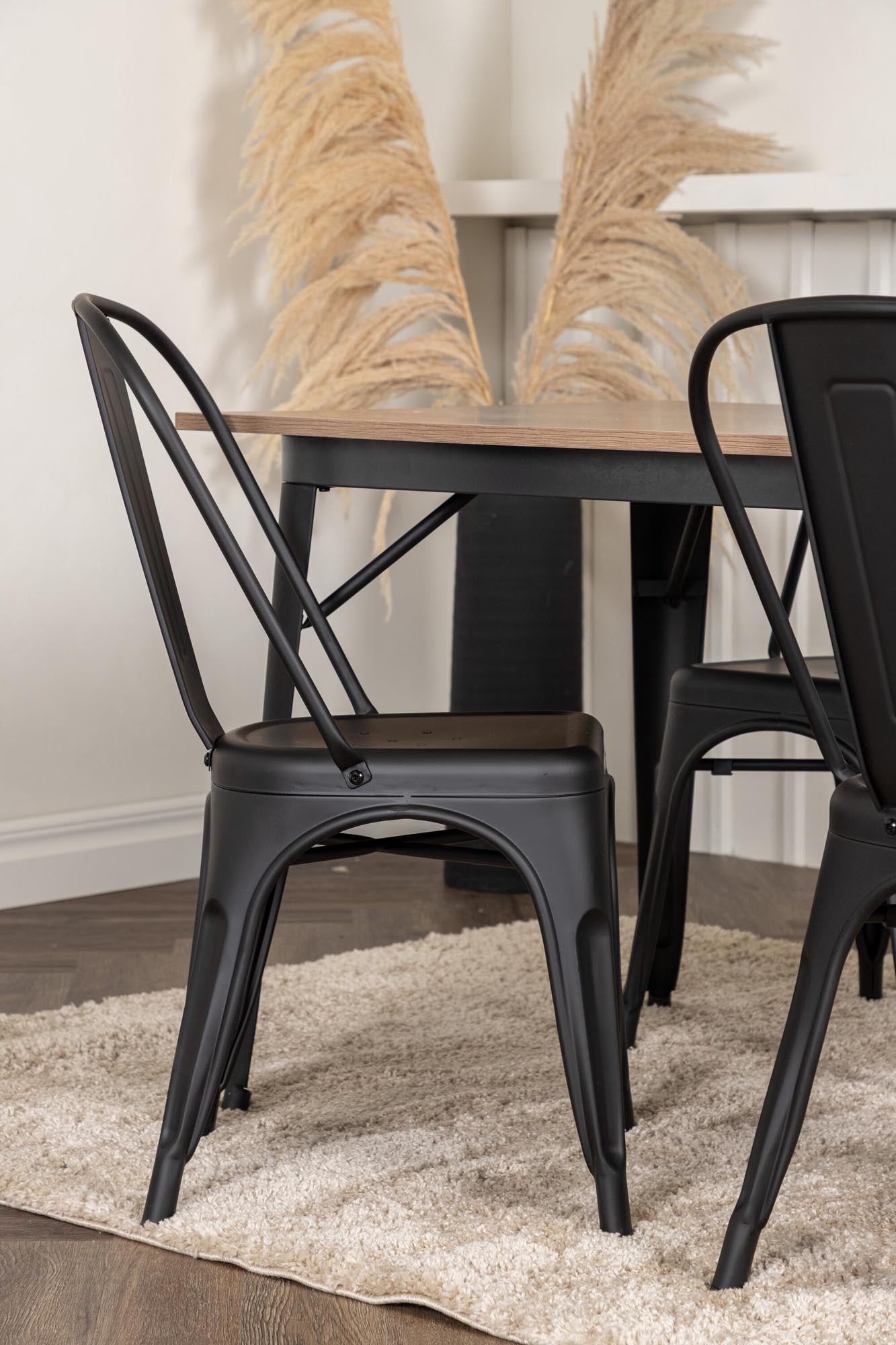 Elegantes Tempe Esszimmerset 140cm mit 4 Stühlen von Venture Home.