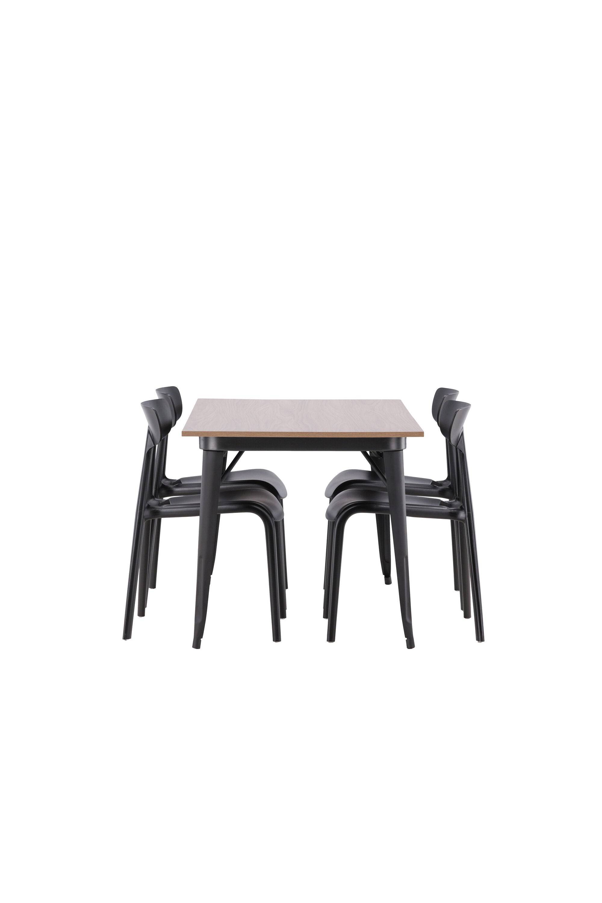 Tempe Esszimmerset + Ursholmen 140cm/4St. in Schwarz präsentiert im Onlineshop von KAQTU Design AG. Esszimmerset ist von Venture Home
