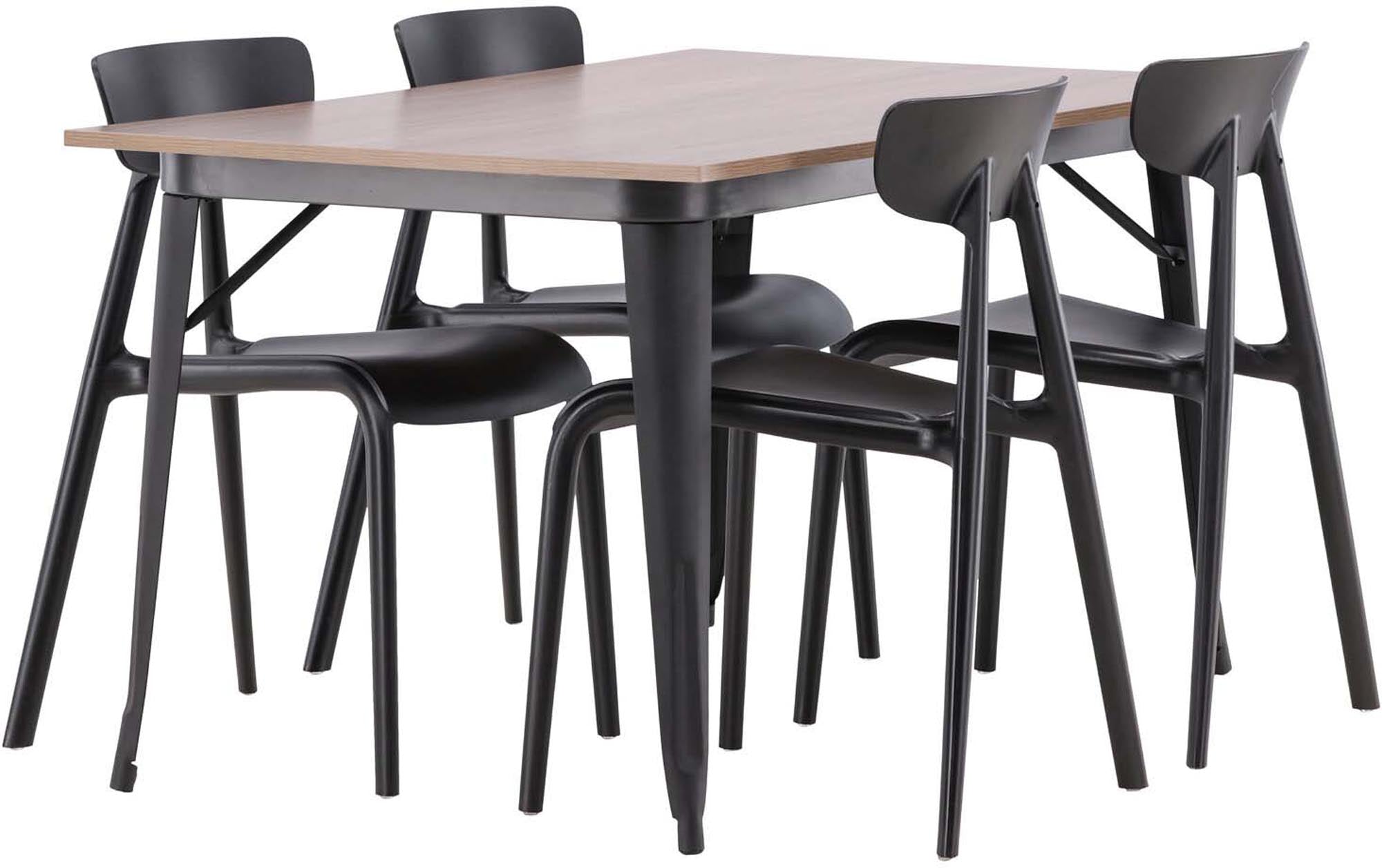 Elegantes Tempe Esszimmerset mit 4 Ursholmen-Stühlen von Venture Home.