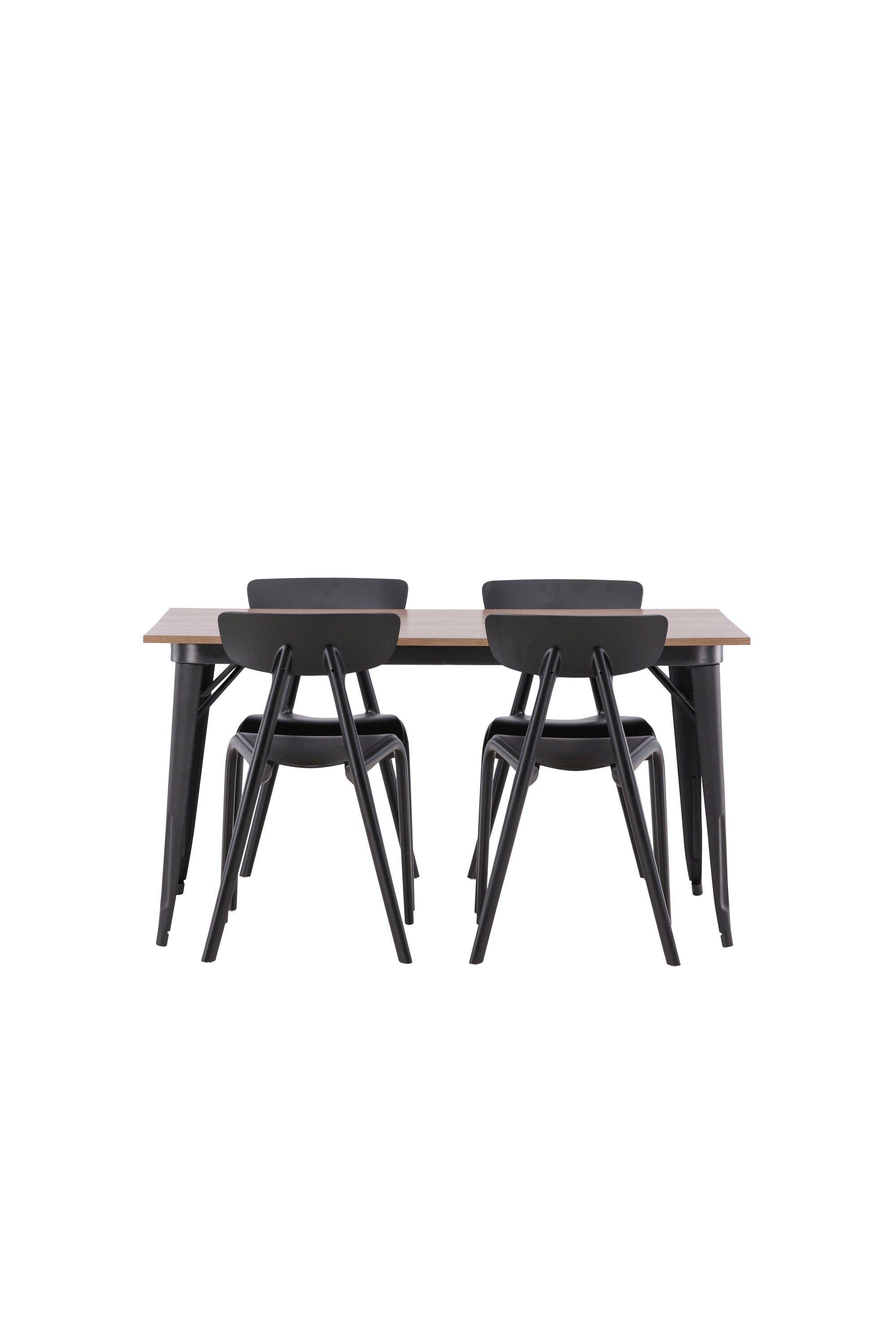 Tempe Esszimmerset + Ursholmen 140cm/4St. in Schwarz präsentiert im Onlineshop von KAQTU Design AG. Esszimmerset ist von Venture Home