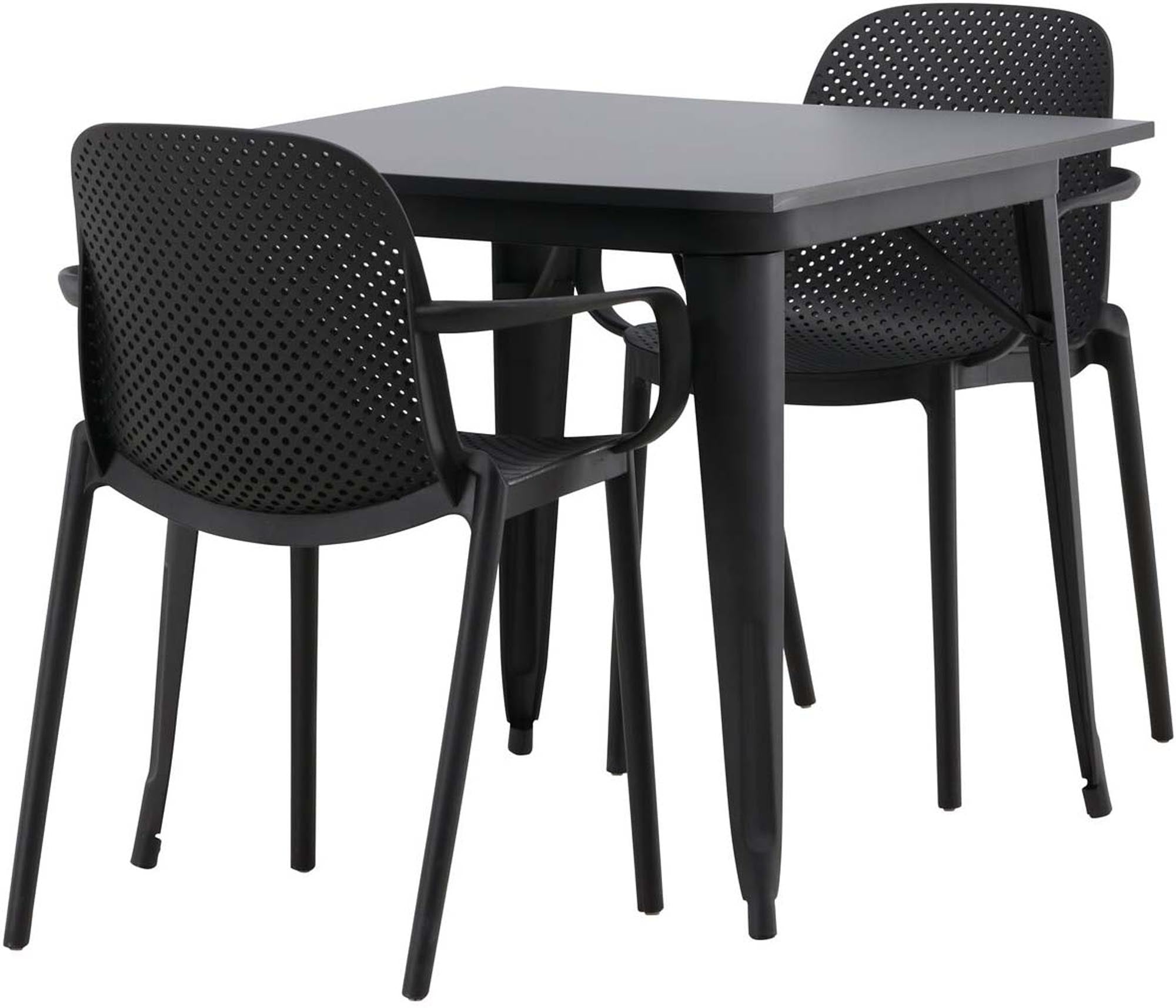 Stilvolles Esszimmerset Tempe + Baltimore 80cm/2St. von Venture Home, ideal für kleine Räume. Modernes Design trifft auf Funktionalität.