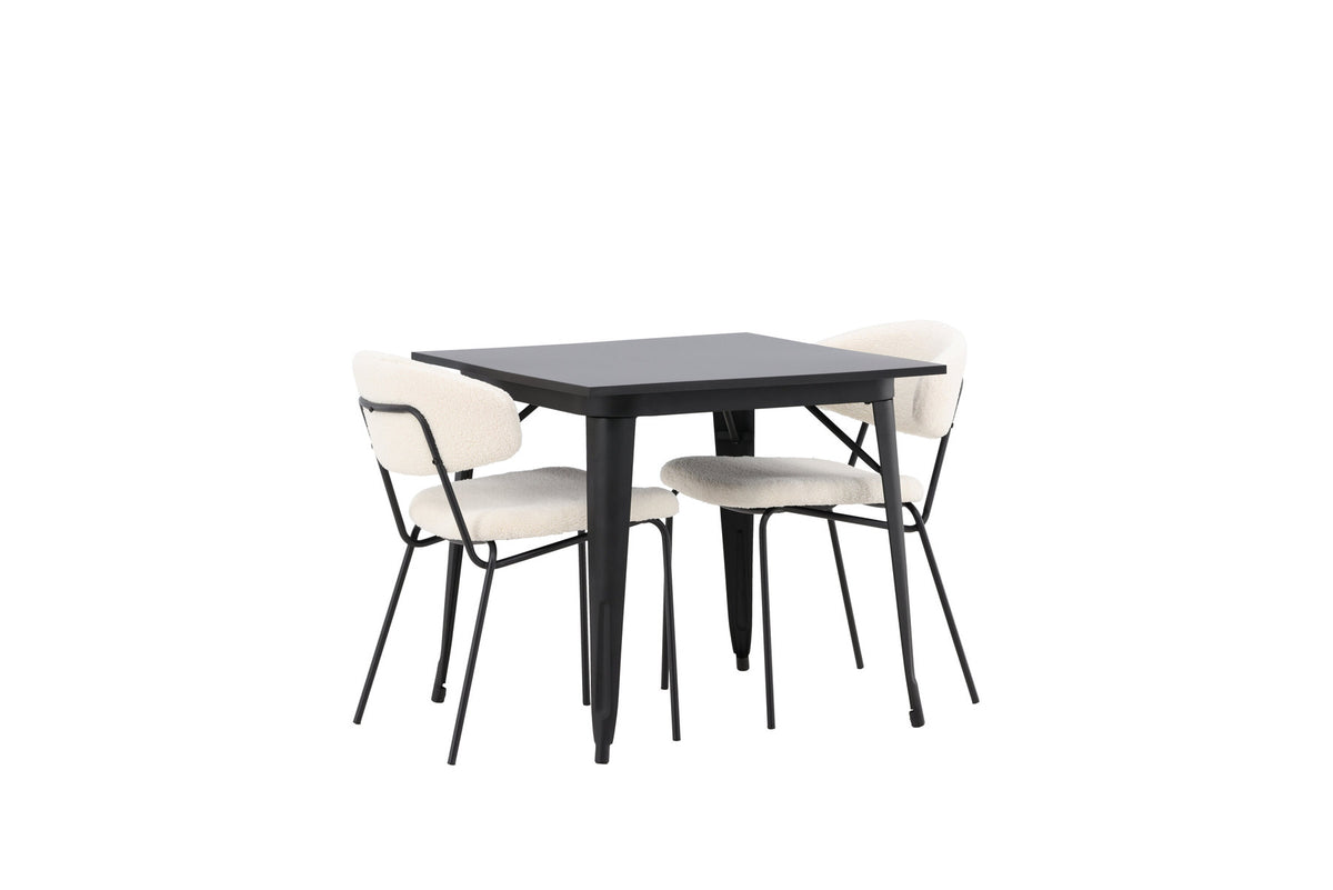 Tempe Esszimmerset + Chico 80cm/2St. in Weiss präsentiert im Onlineshop von KAQTU Design AG. Esszimmerset ist von Venture Home