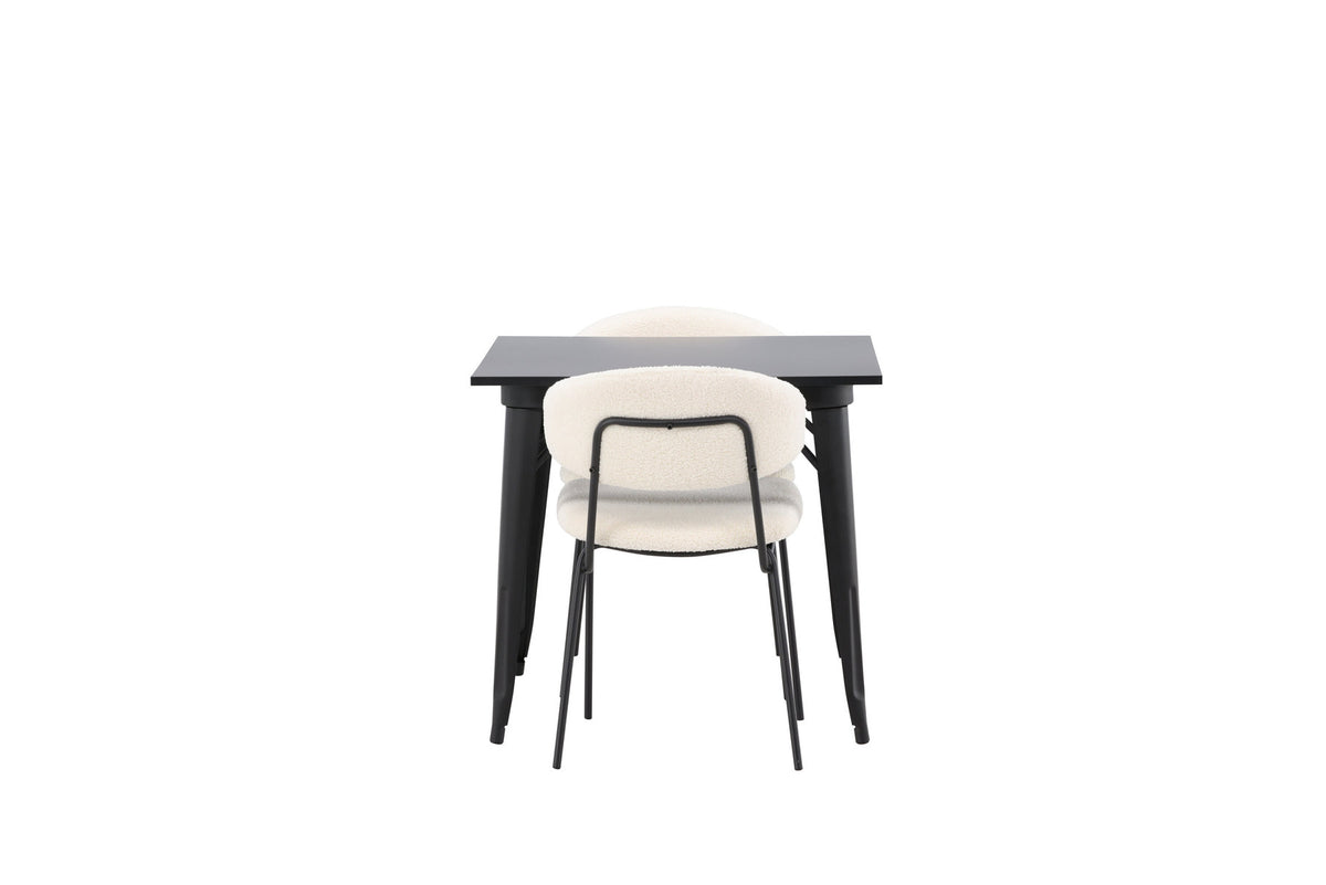 Tempe Esszimmerset + Chico 80cm/2St. in Weiss präsentiert im Onlineshop von KAQTU Design AG. Esszimmerset ist von Venture Home