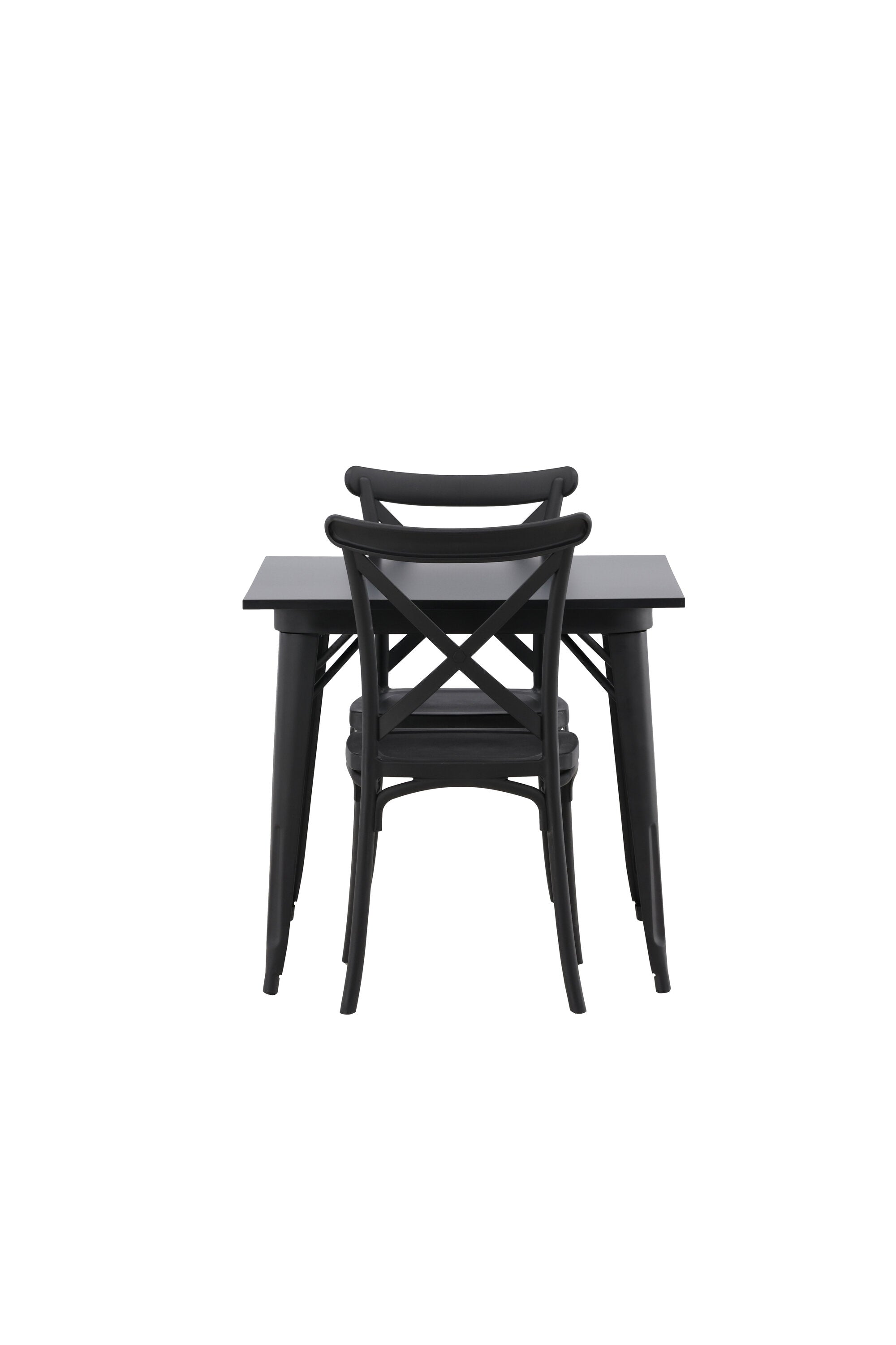 Tempe Esszimmerset + Crosett 80cm/2St. in Schwarz präsentiert im Onlineshop von KAQTU Design AG. Esszimmerset ist von Venture Home
