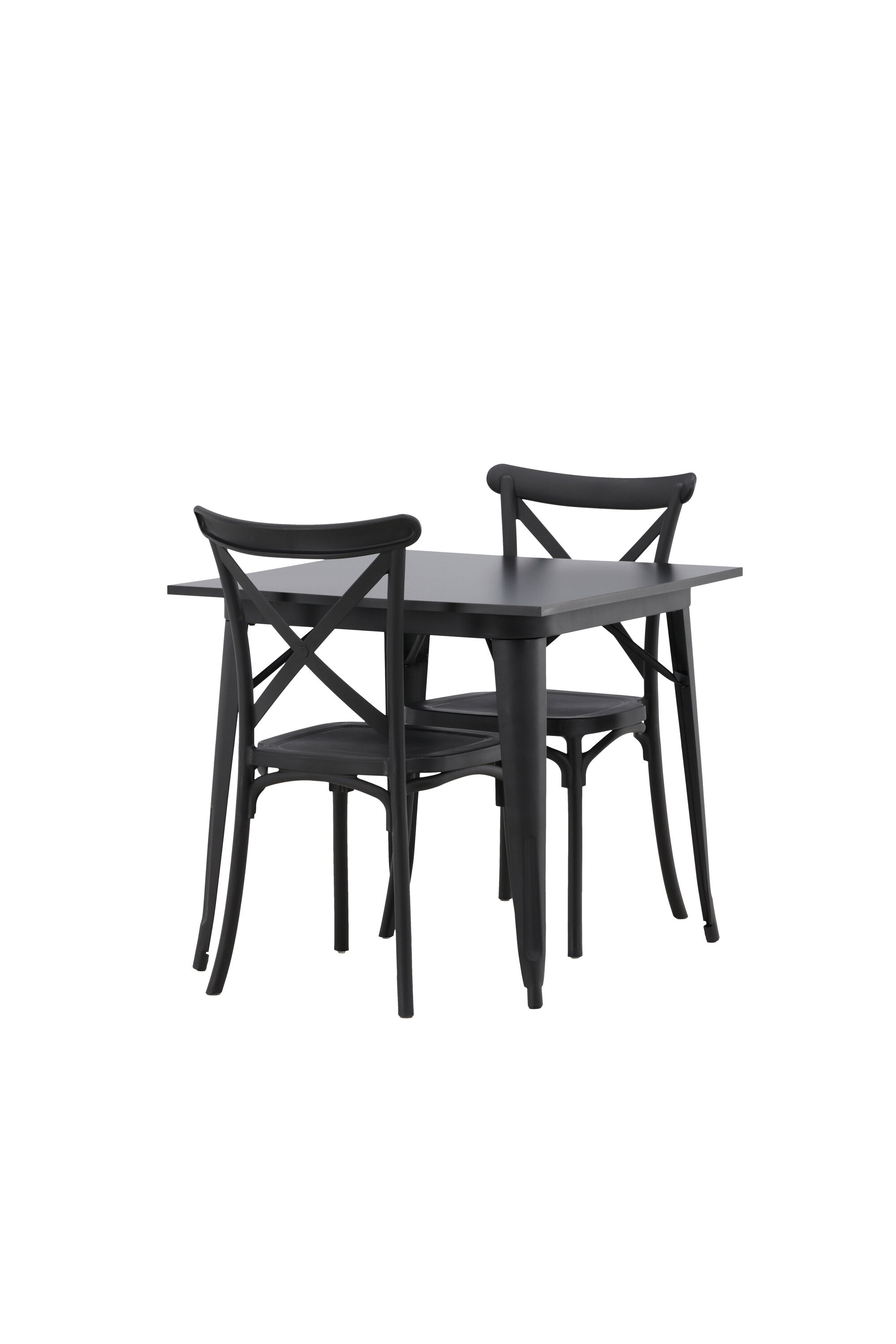 Tempe Esszimmerset + Crosett 80cm/2St. in Schwarz präsentiert im Onlineshop von KAQTU Design AG. Esszimmerset ist von Venture Home