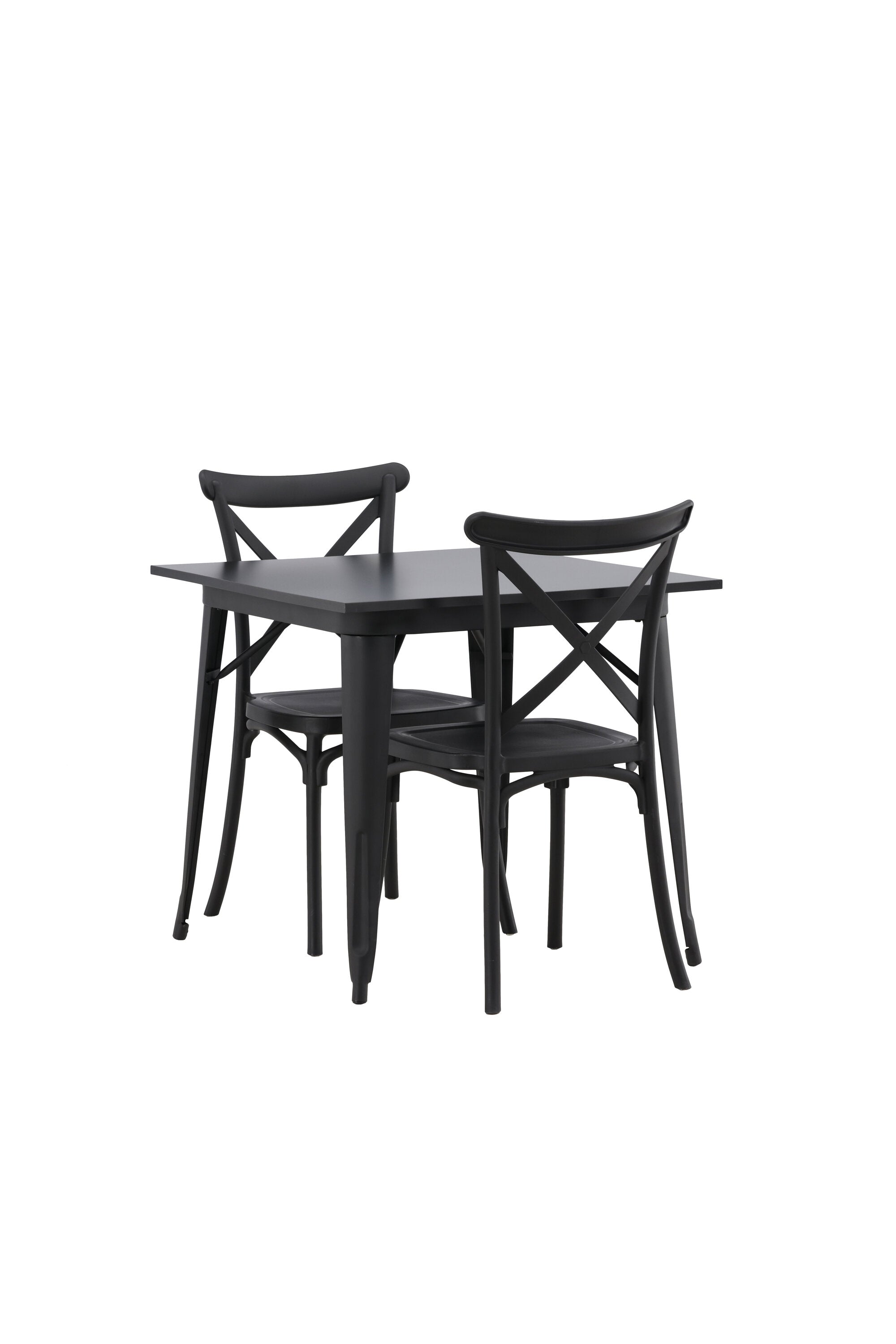 Tempe Esszimmerset + Crosett 80cm/2St. in Schwarz präsentiert im Onlineshop von KAQTU Design AG. Esszimmerset ist von Venture Home