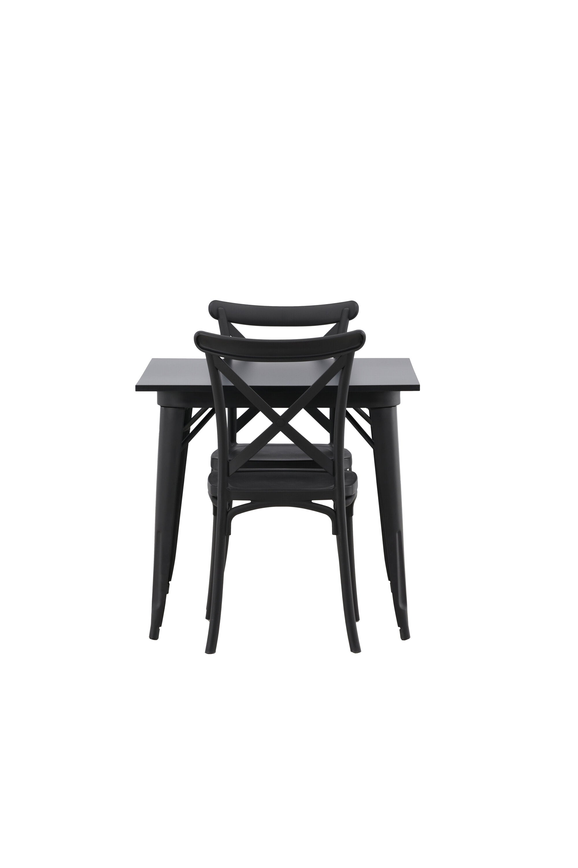 Tempe Esszimmerset + Crosett 80cm/2St. in Schwarz präsentiert im Onlineshop von KAQTU Design AG. Esszimmerset ist von Venture Home