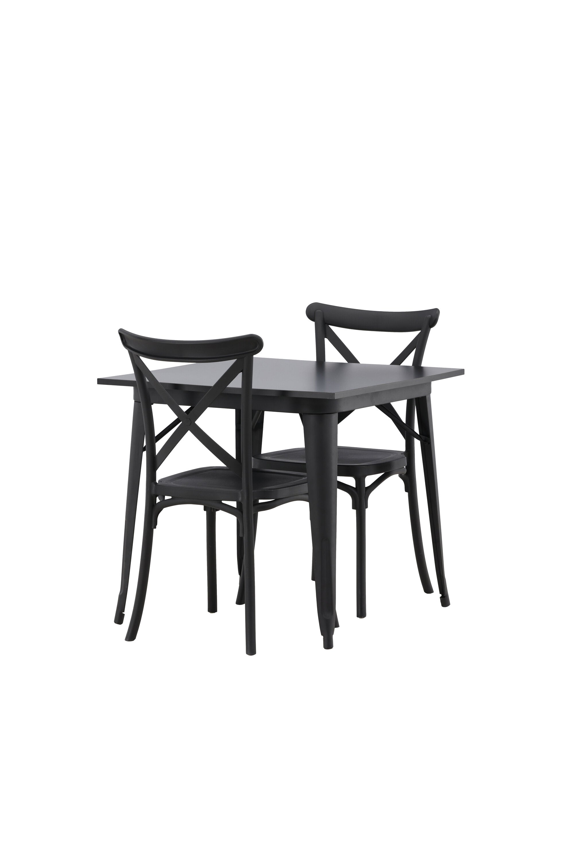 Tempe Esszimmerset + Crosett 80cm/2St. in Schwarz präsentiert im Onlineshop von KAQTU Design AG. Esszimmerset ist von Venture Home
