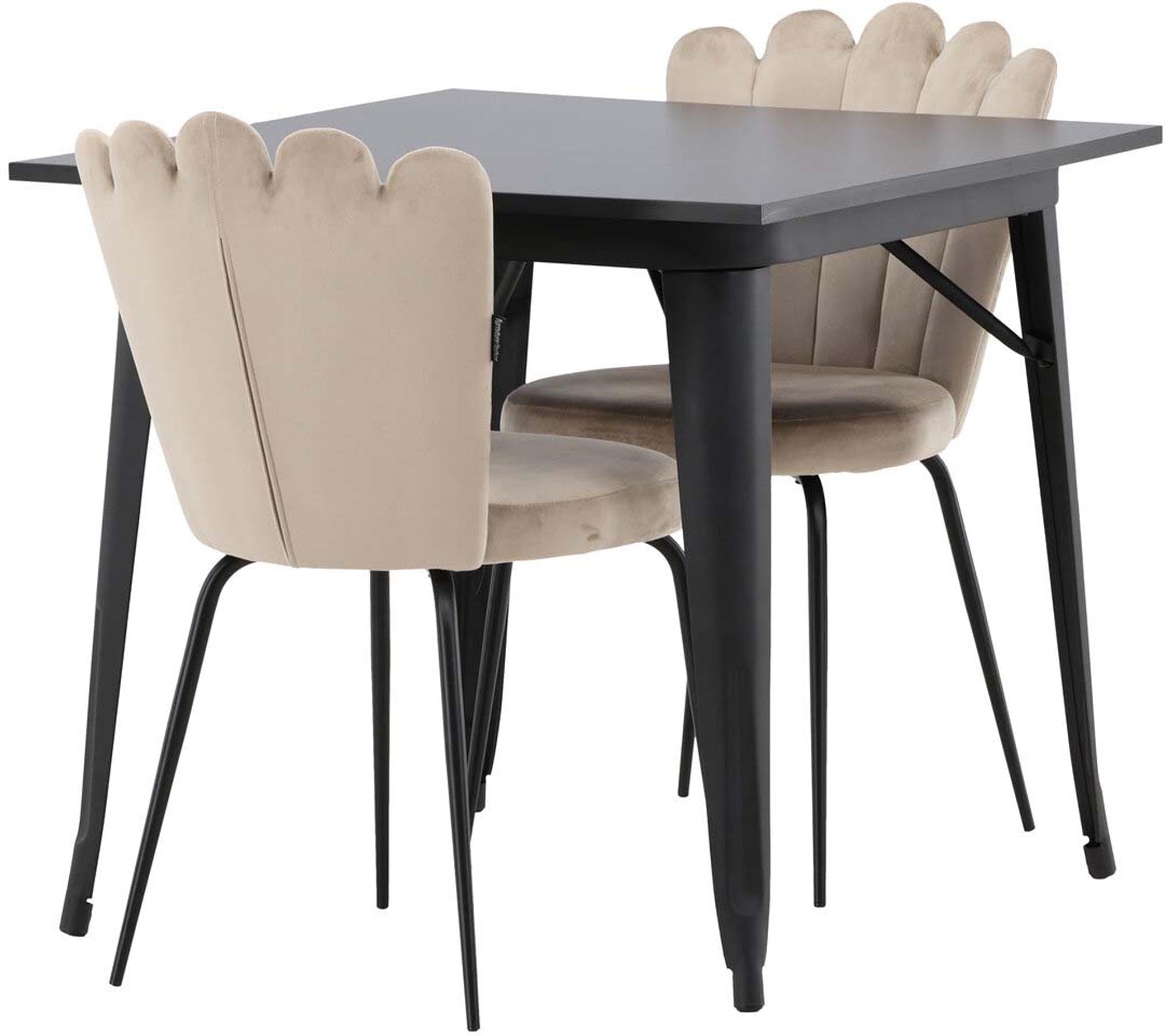 Elegantes Esszimmerset Tempe mit Limhamn Stühlen, ideal für gesellige Abende. Hochwertige Materialien und modernes Design für Ihr Zuhause.