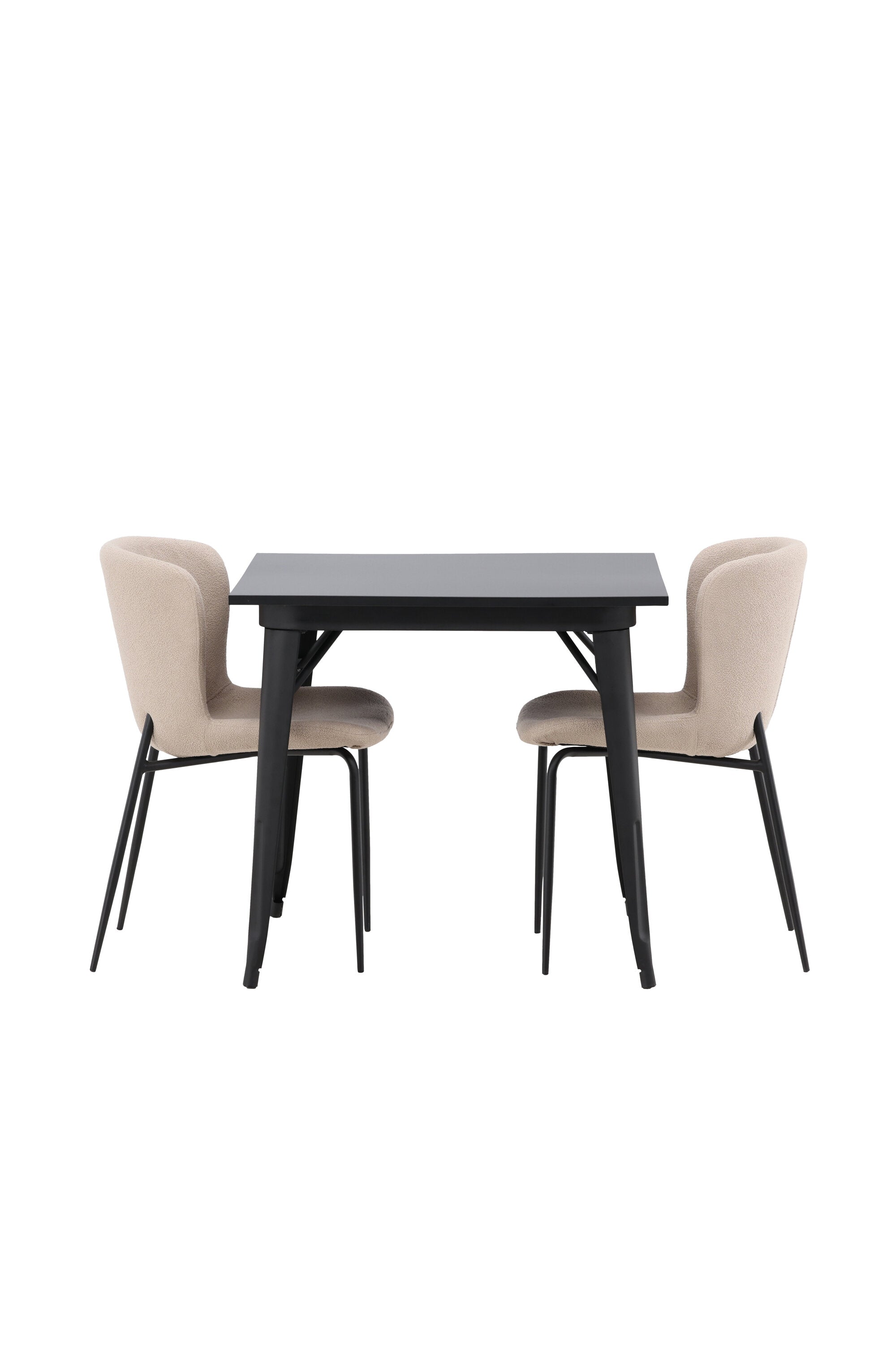 Tempe Esszimmerset + Modesto 80cm/2St. in Beige, Schwarz präsentiert im Onlineshop von KAQTU Design AG. Esszimmerset ist von Venture Home