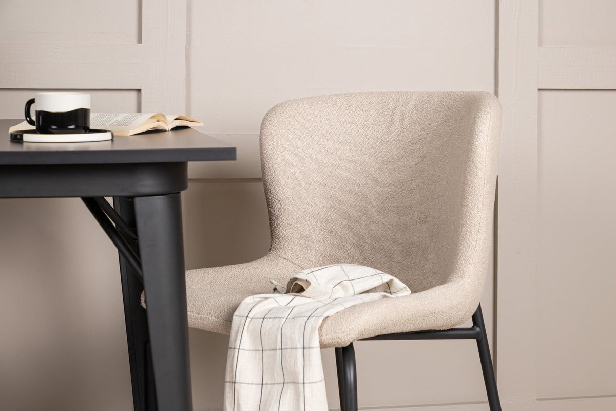 Tempe Esszimmerset + Modesto 80cm/2St. in Beige, Schwarz präsentiert im Onlineshop von KAQTU Design AG. Esszimmerset ist von Venture Home