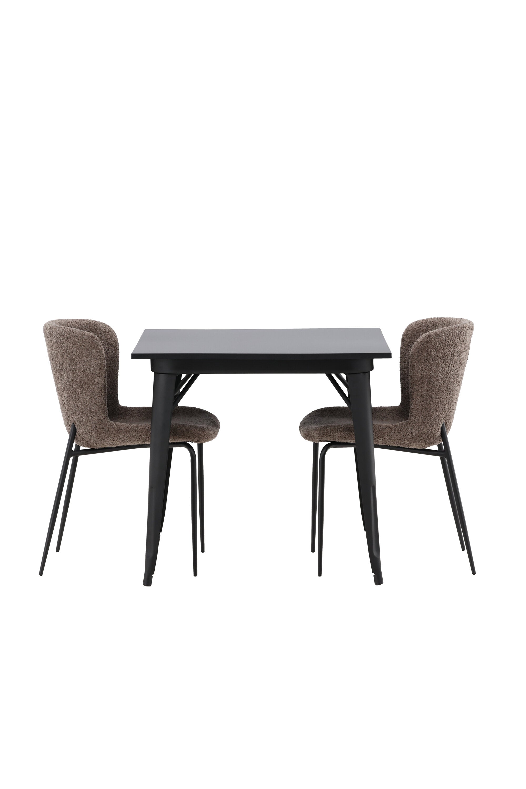 Tempe Esszimmerset + Modesto 80cm/2St. in Schwarz, Dunkelgrau präsentiert im Onlineshop von KAQTU Design AG. Esszimmerset ist von Venture Home
