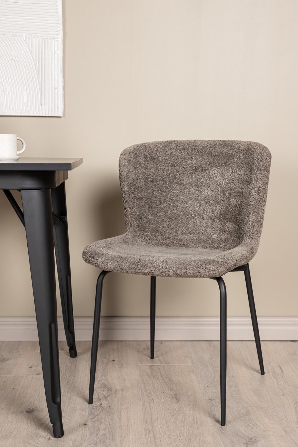 Tempe Esszimmerset + Modesto 80cm/2St. in Schwarz, Dunkelgrau präsentiert im Onlineshop von KAQTU Design AG. Esszimmerset ist von Venture Home