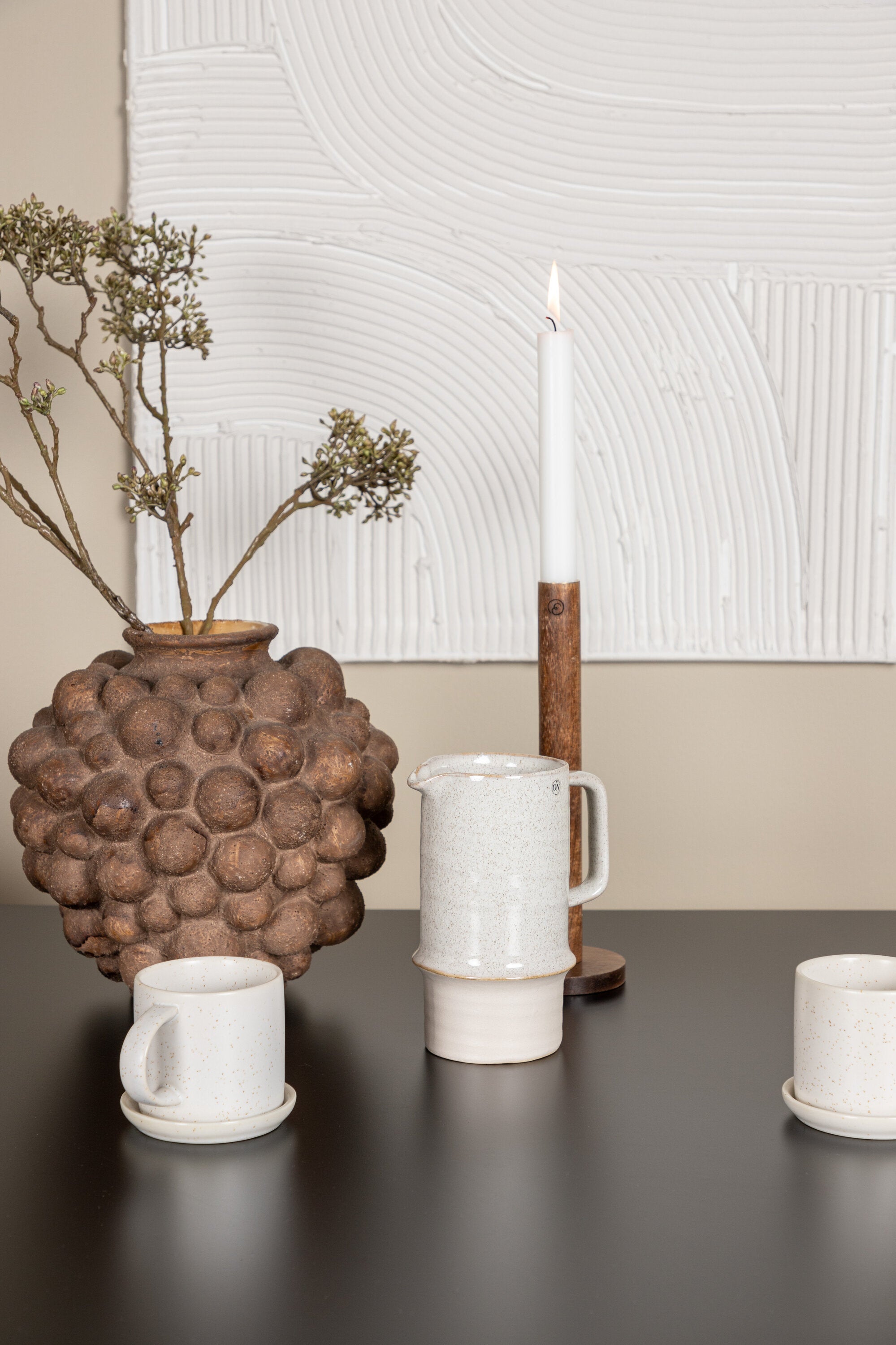 Tempe Esszimmerset + Modesto 80cm/2St. in Schwarz, Dunkelgrau präsentiert im Onlineshop von KAQTU Design AG. Esszimmerset ist von Venture Home