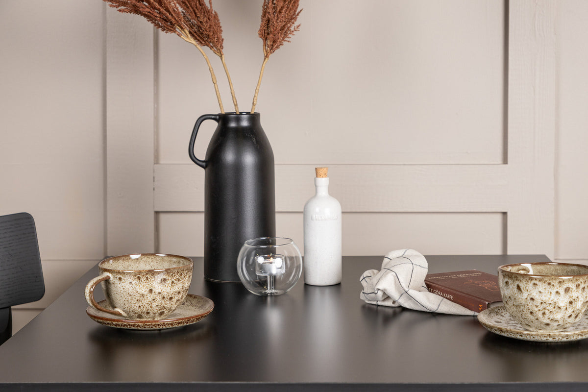 Tempe Esszimmerset + Montros 80cm/2St. in Schwarz präsentiert im Onlineshop von KAQTU Design AG. Esszimmerset ist von Venture Home