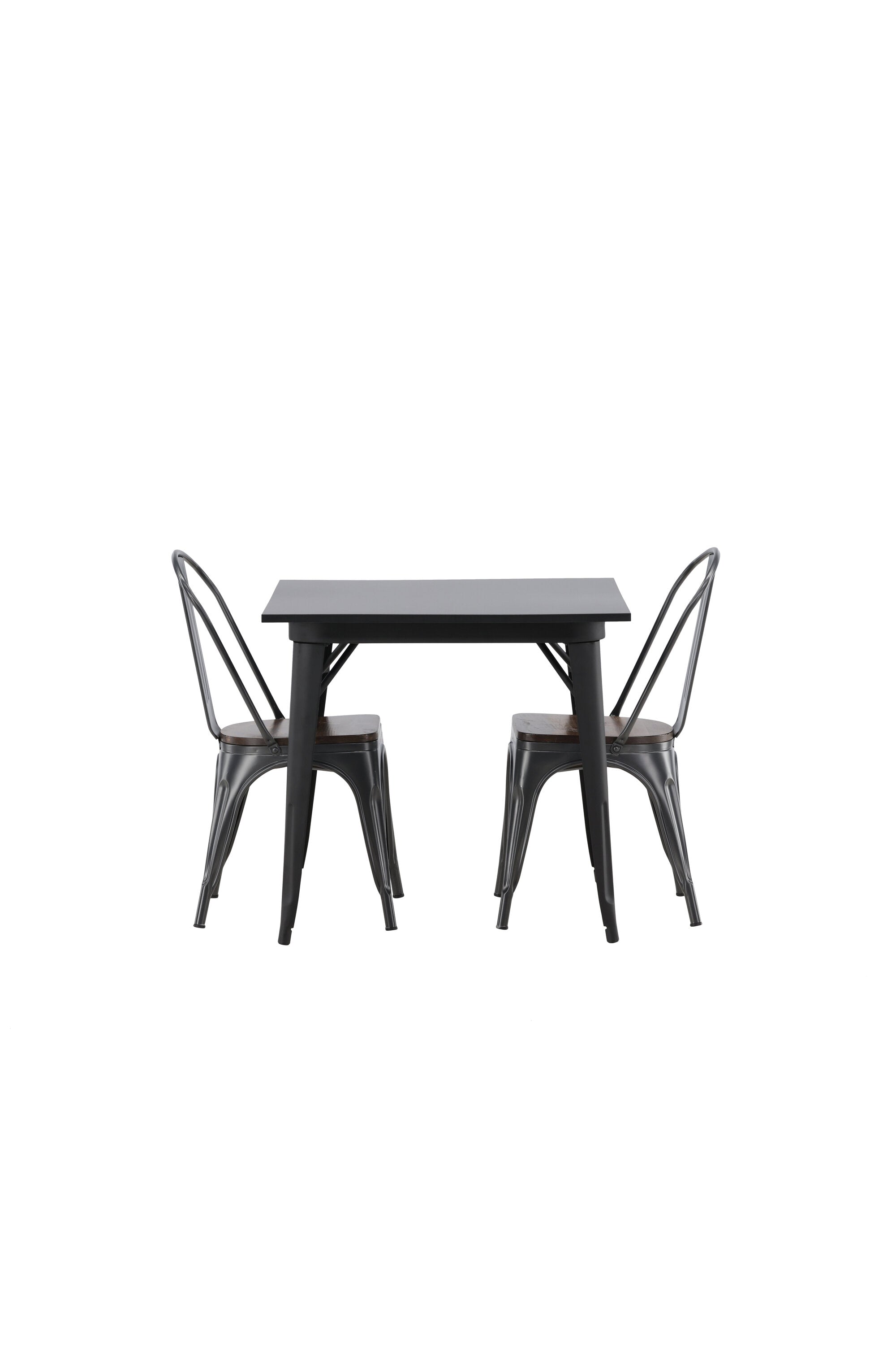 Tempe Esszimmerset + Tempe 80cm/2St. in Dunkelgrau, Walnuss präsentiert im Onlineshop von KAQTU Design AG. Esszimmerset ist von Venture Home