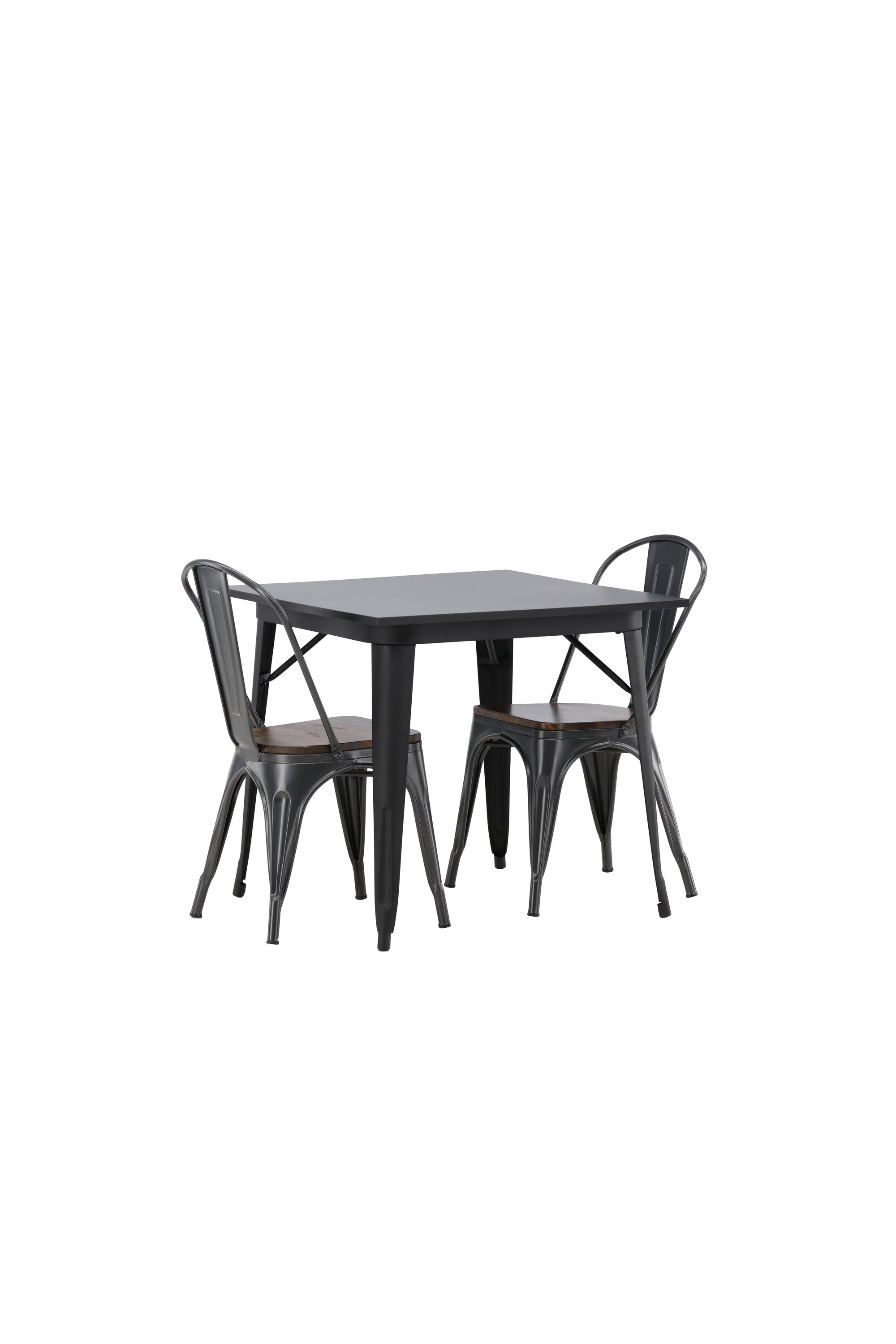 Tempe Esszimmerset + Tempe 80cm/2St. in Dunkelgrau, Walnuss präsentiert im Onlineshop von KAQTU Design AG. Esszimmerset ist von Venture Home