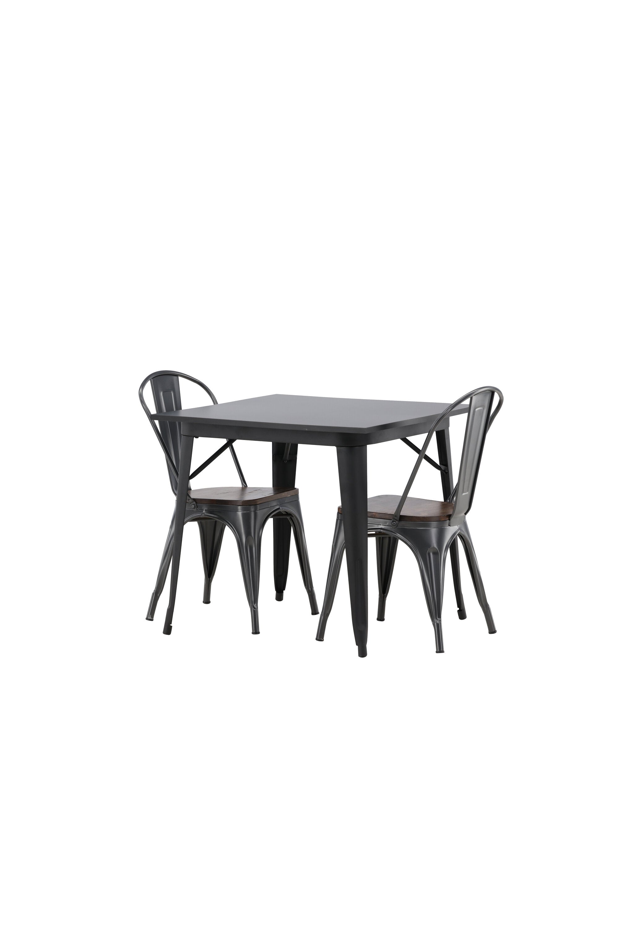 Tempe Esszimmerset + Tempe 80cm/2St. in Dunkelgrau, Walnuss präsentiert im Onlineshop von KAQTU Design AG. Esszimmerset ist von Venture Home