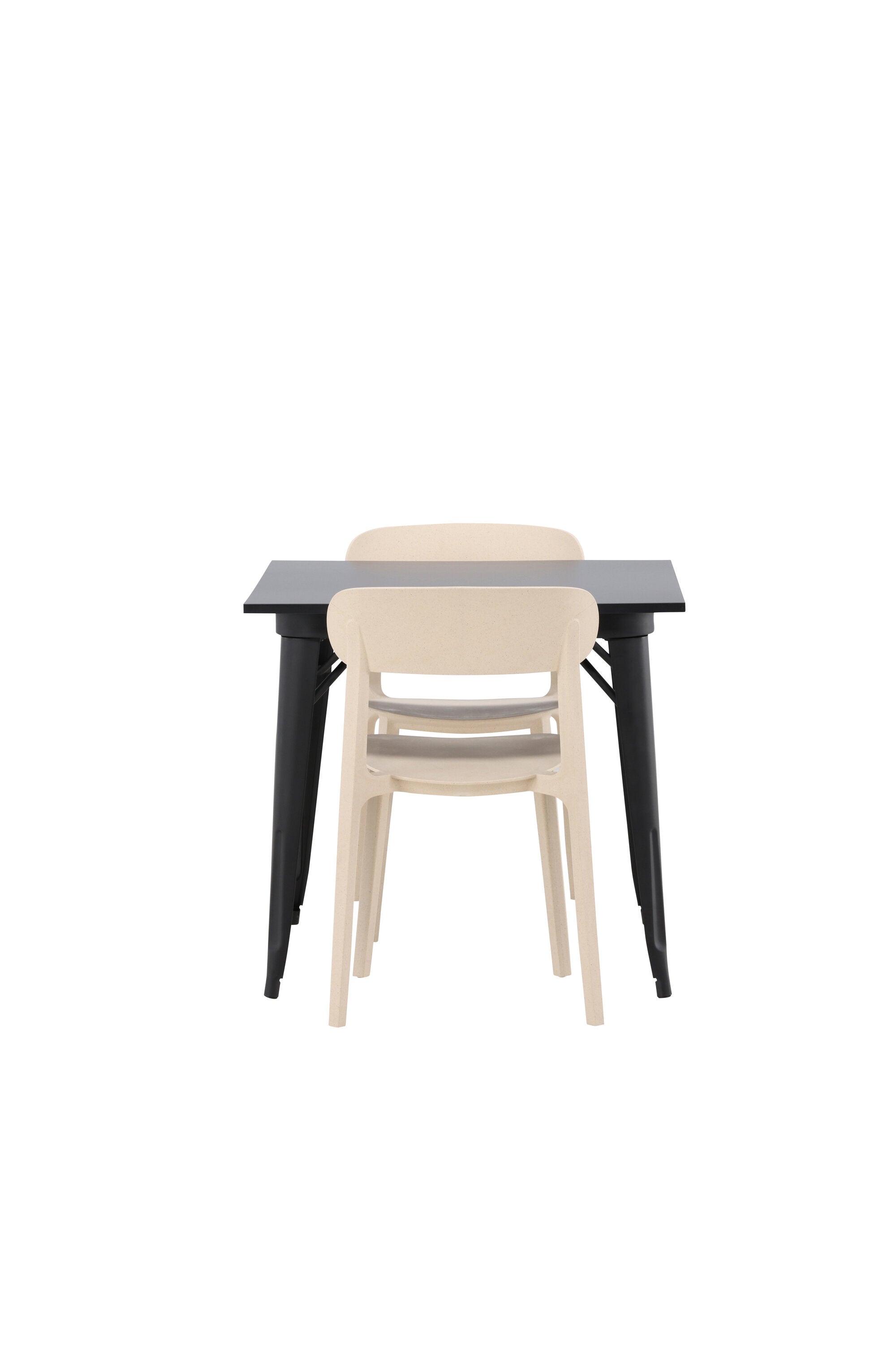 Tempe Esstisch + 2 x Åstol Esszimmerstuhl in präsentiert im Onlineshop von KAQTU Design AG. Esszimmerset ist von Venture Home
