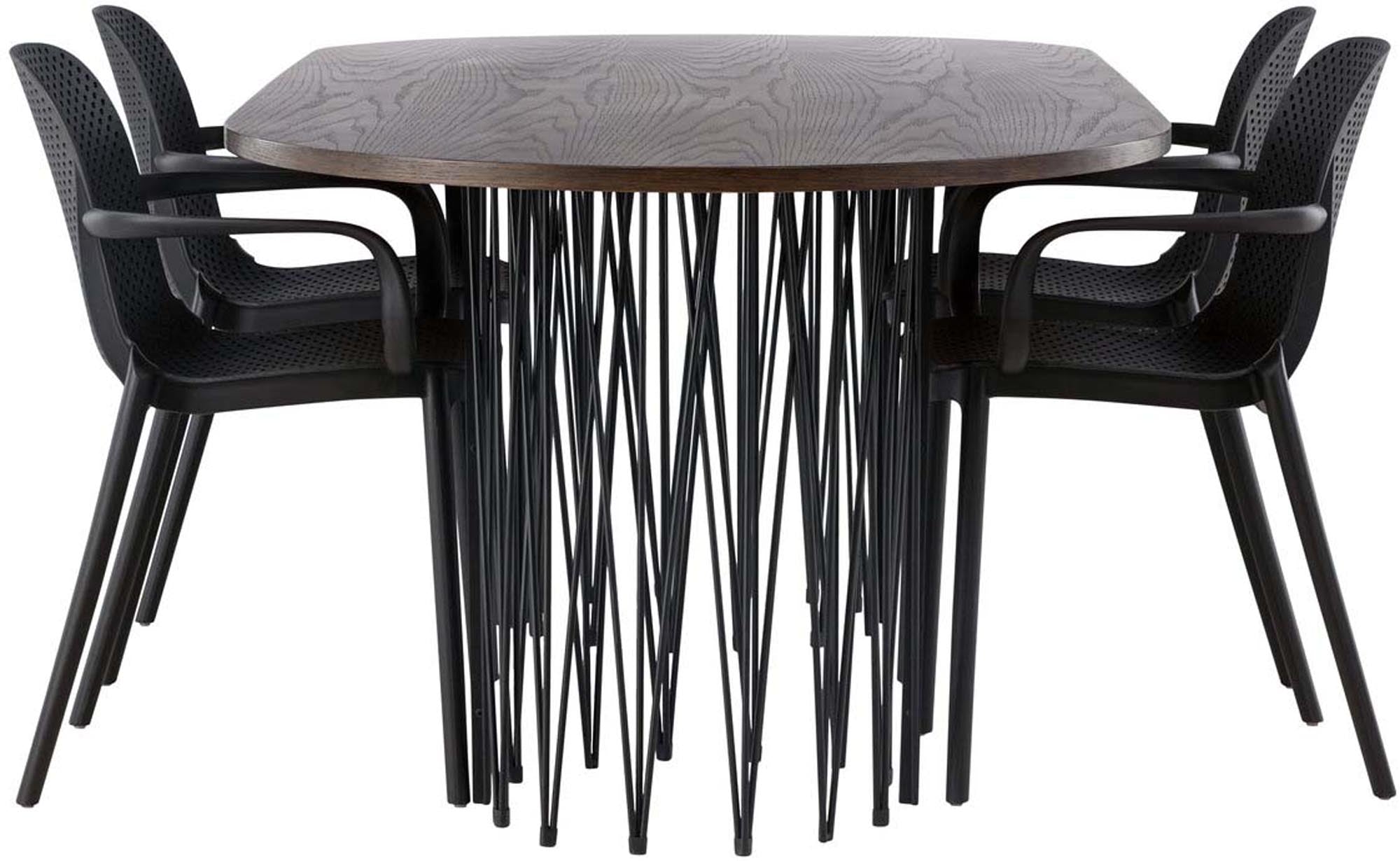 Entdecken Sie das Stone Esszimmerset + Baltimore 220cm/4St. von Venture Home – modern, langlebig und ideal für gesellige Abende. Jetzt kaufen!