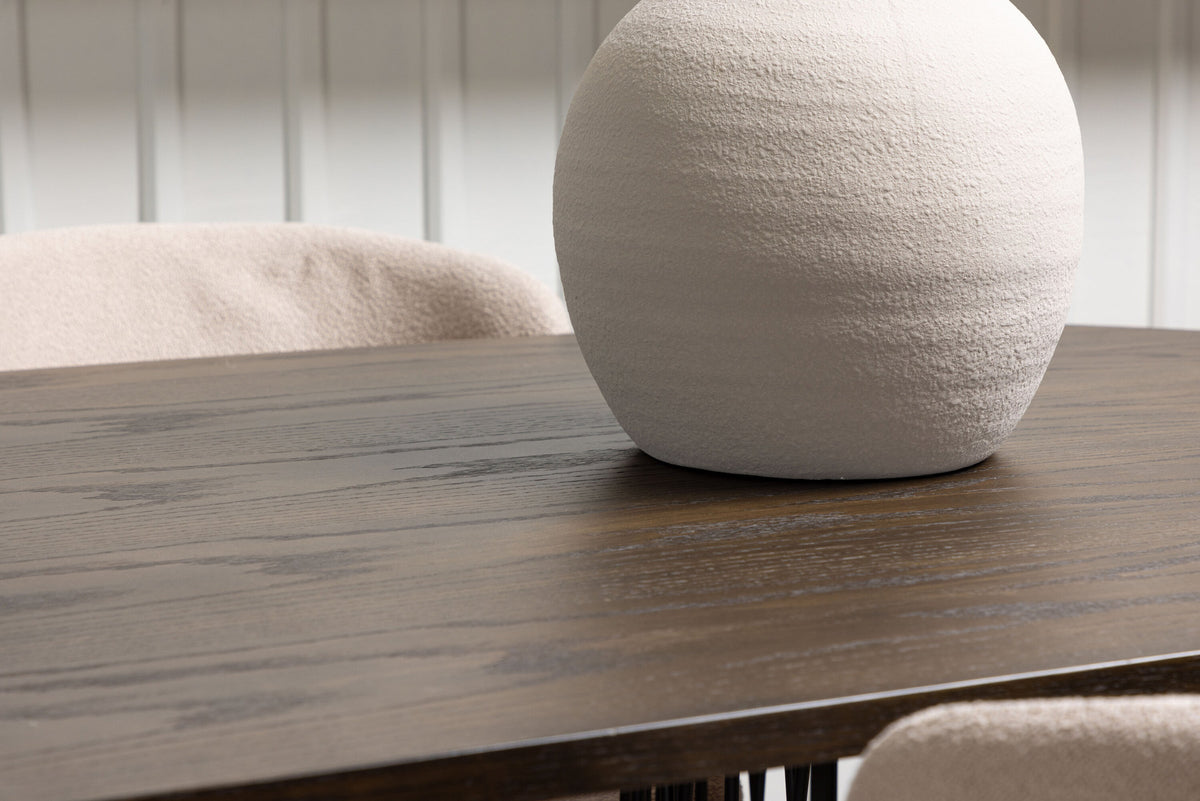 Stone Esszimmerset + Modesto 220cm/4St. in Schwarz, Beige präsentiert im Onlineshop von KAQTU Design AG. Esszimmerset ist von Venture Home