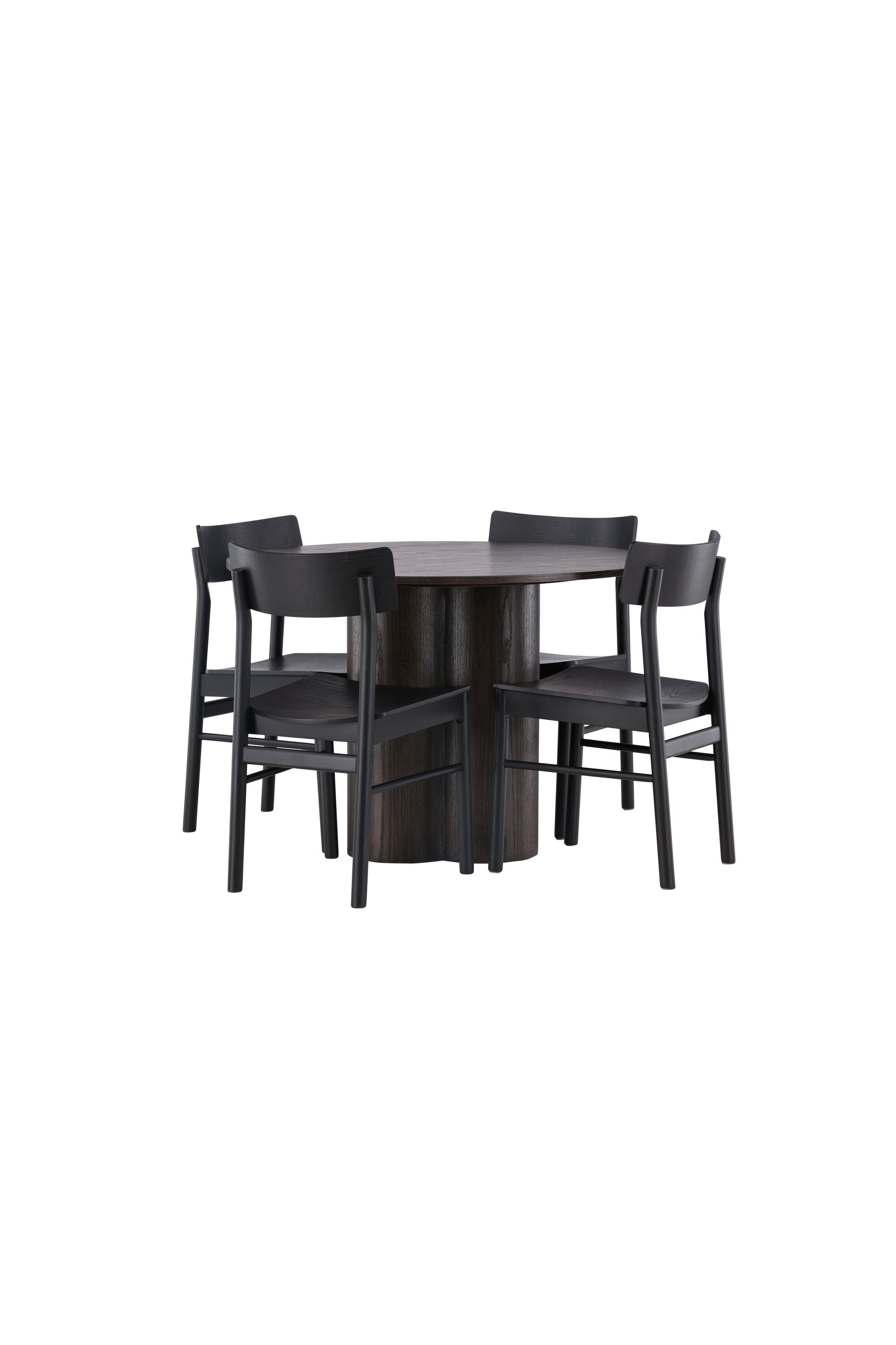 Stilvoller Olivia Esstisch mit 4 Montros Stühlen von Venture Home.