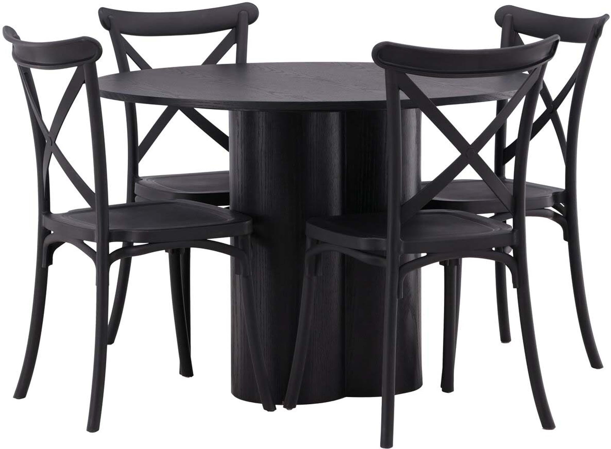 Das Olivia Esszimmer Set von Venture Home vereint eleganten Design und hohen Komfort. Ideal für stilvolle Essbereiche und gesellige Abende!