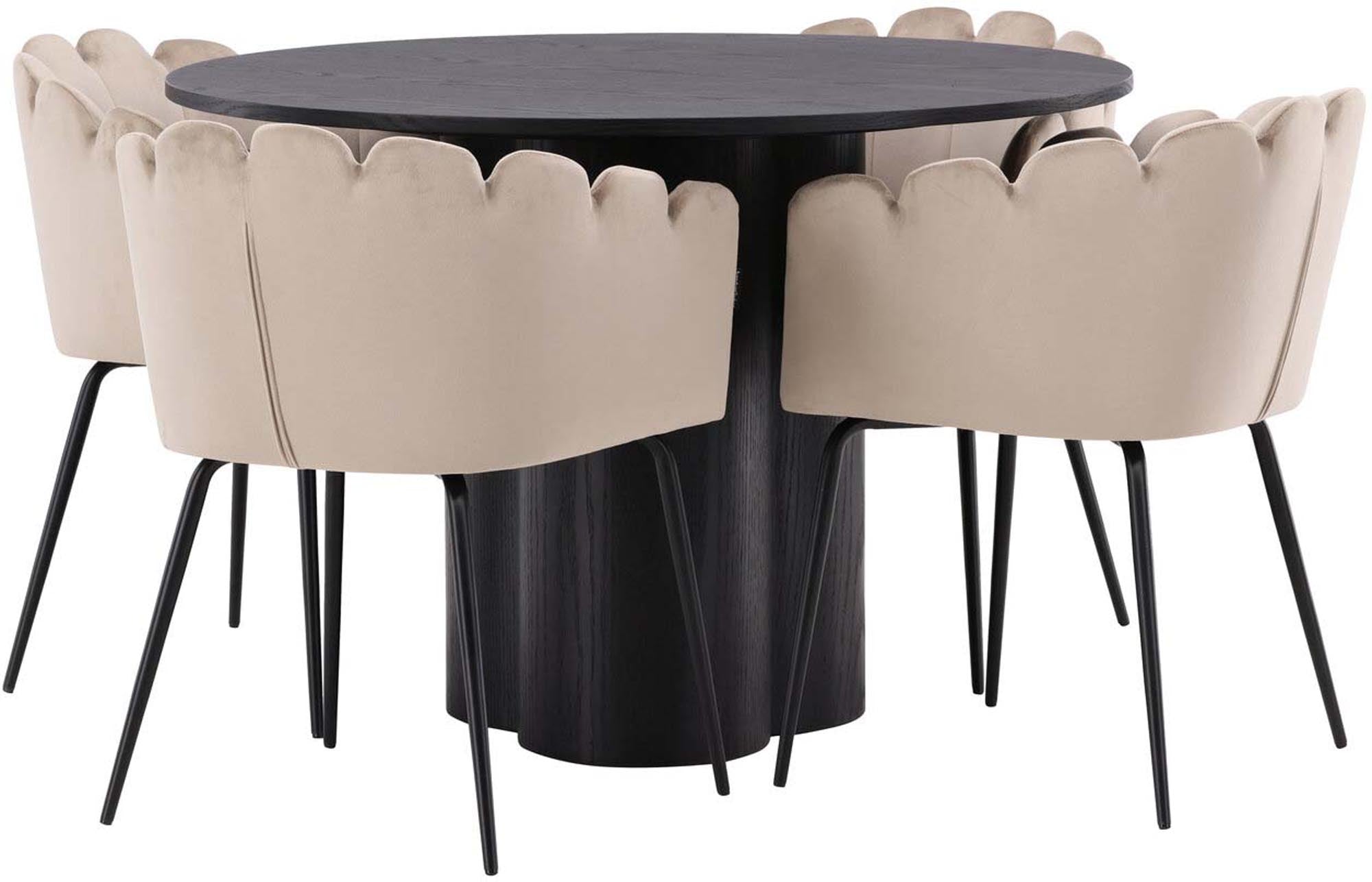 Modernes Olivia Esszimmer Set mit Limhamn Tisch von Venture Home.