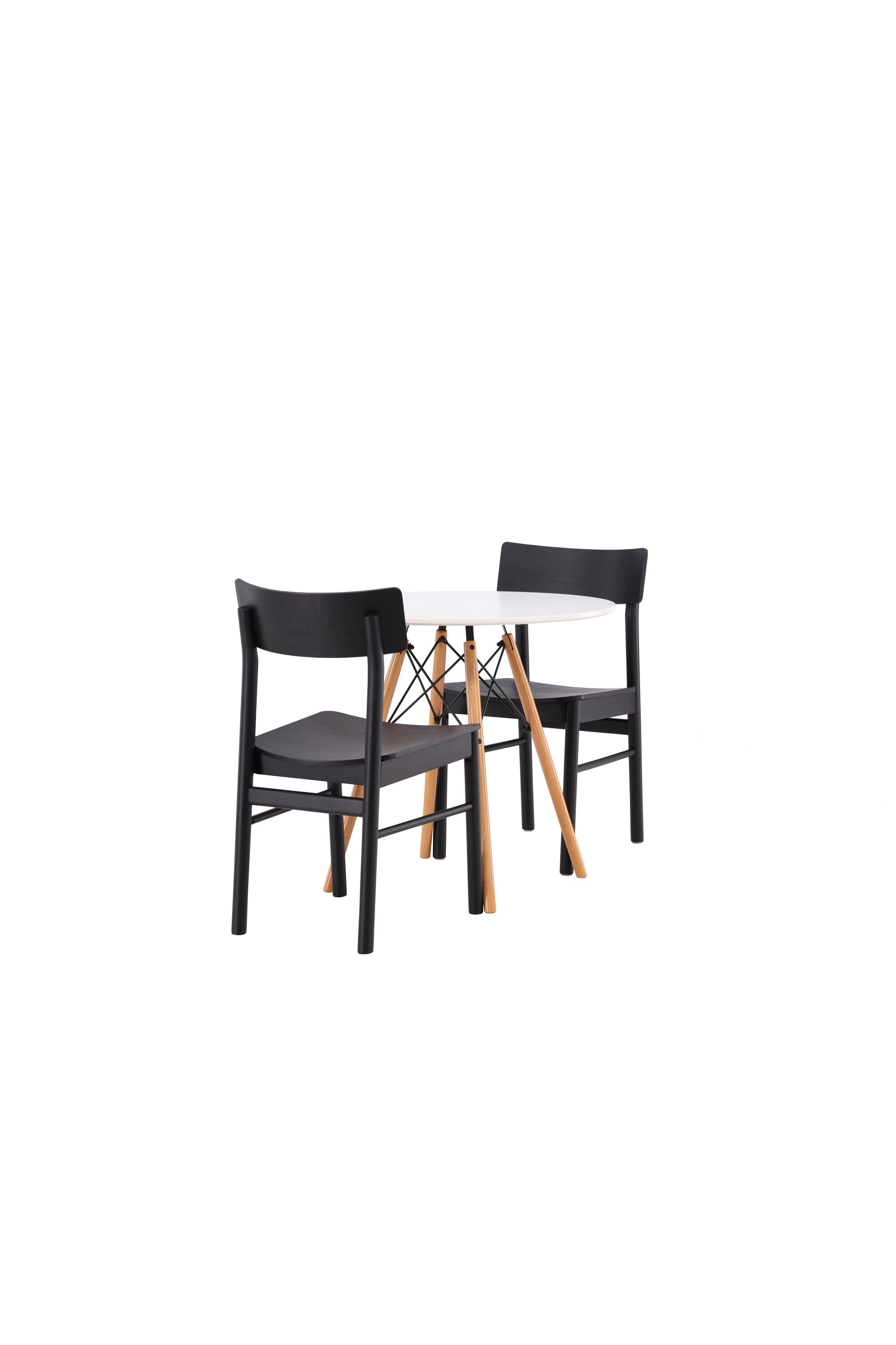 Danburi Esszimmerset + Montros ⌀60cm/2St. in Schwarz präsentiert im Onlineshop von KAQTU Design AG. Esszimmerset ist von Venture Home
